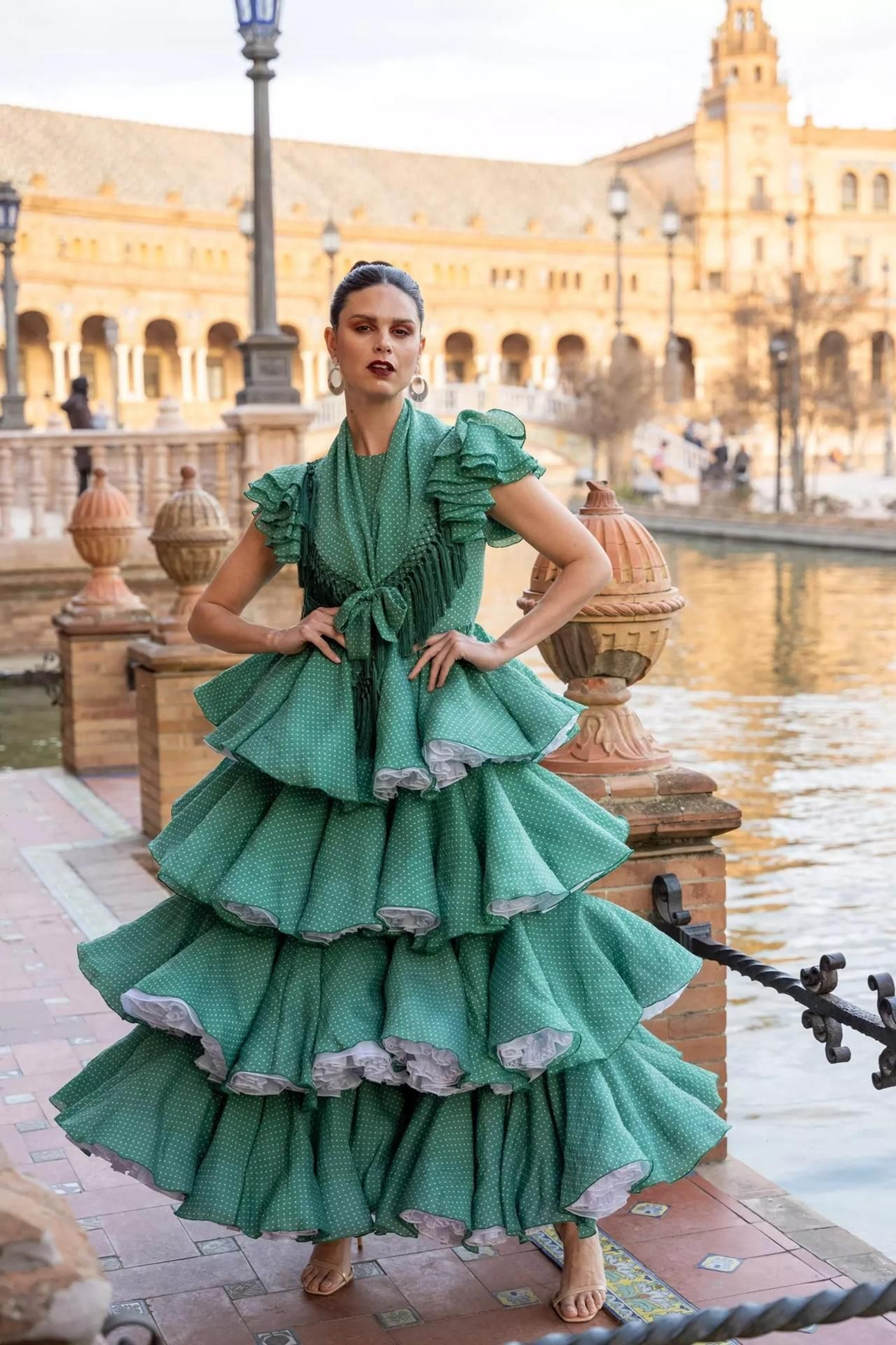 Diseño con volumen en la zona de la falda.