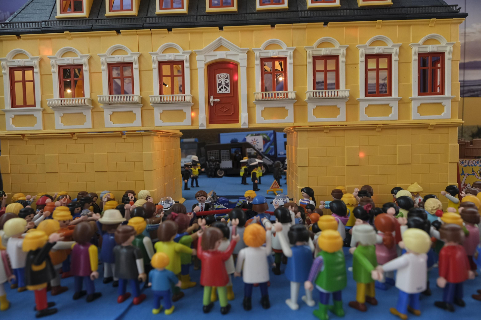 Fotogalería de los playmobil en la Feria de Almería.