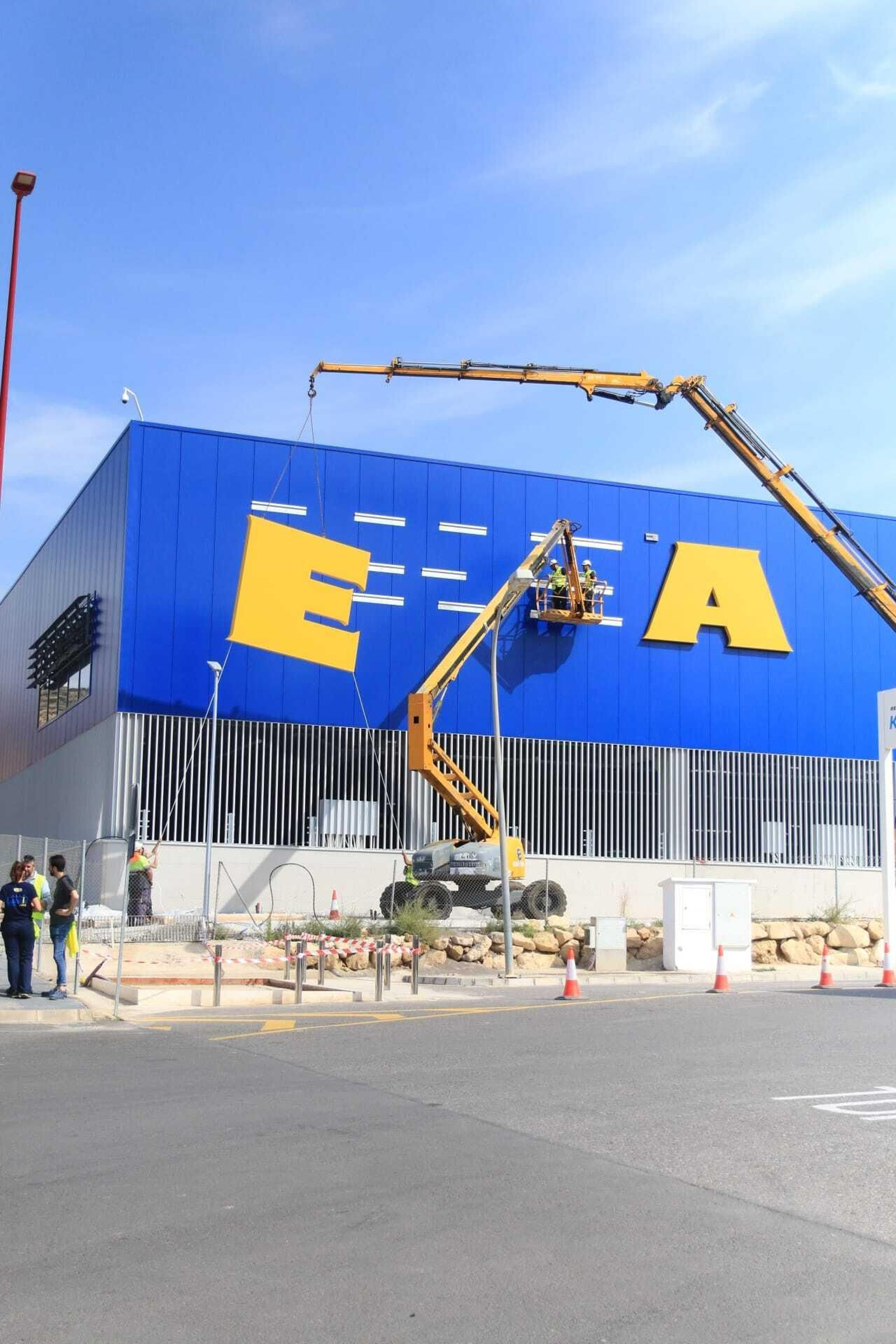 Las imágenes de cómo avanzan las obras de IKEA Almería