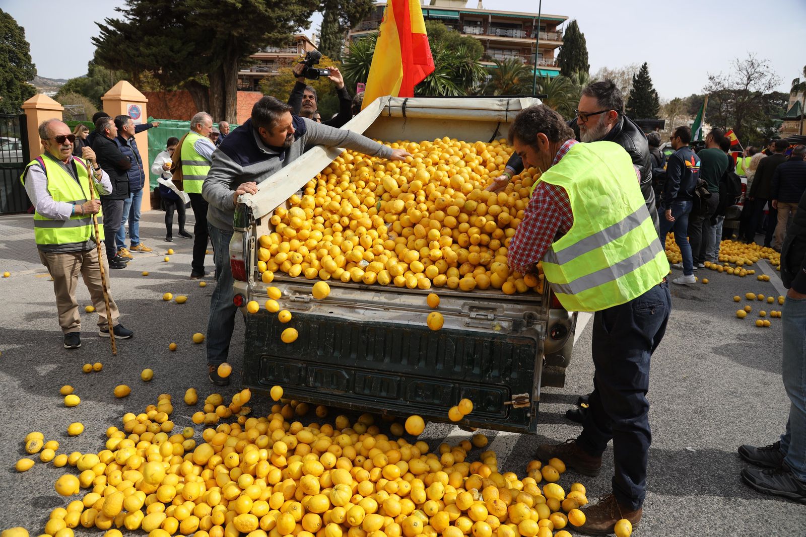 Vuelven los tractores a Málaga, las fotos de la protesta