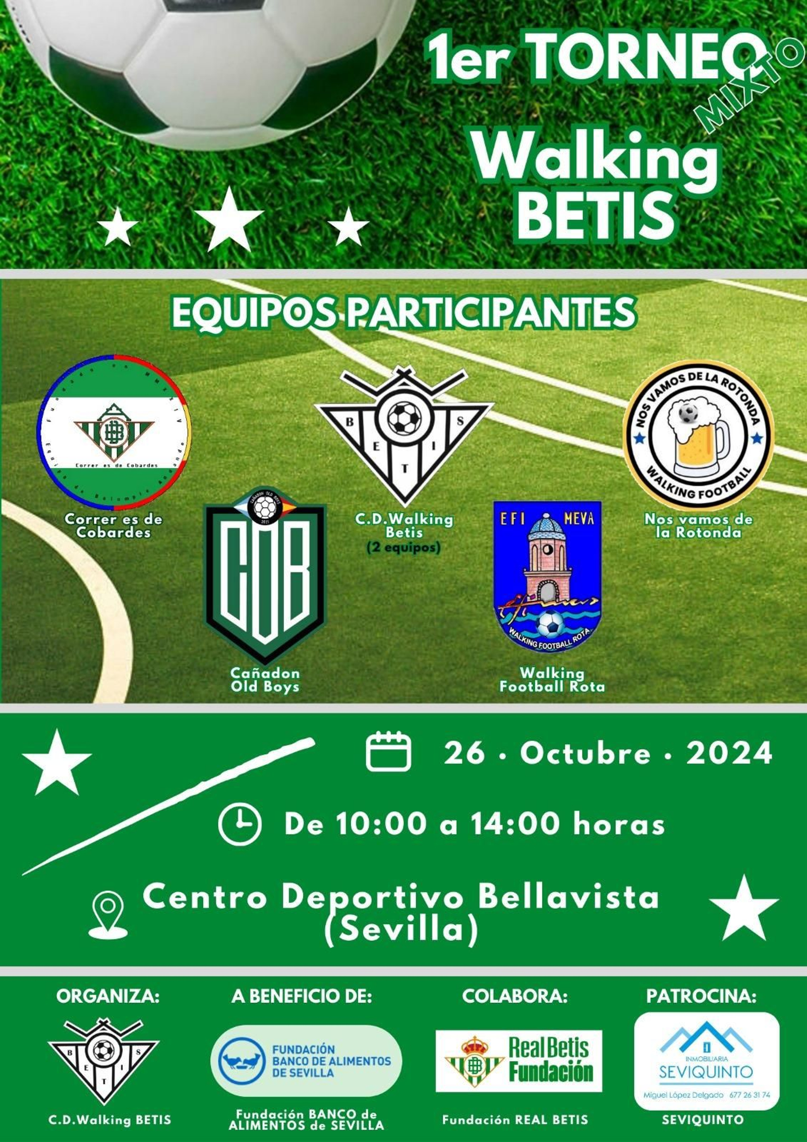 Cartel del torneo que se celebrará en Bellavista este sábado.