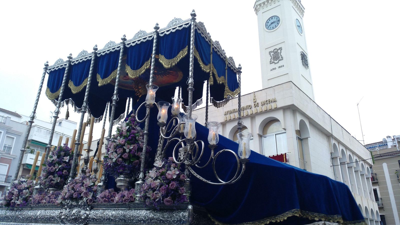 Detalle del Miércoles Santo en Lucena.