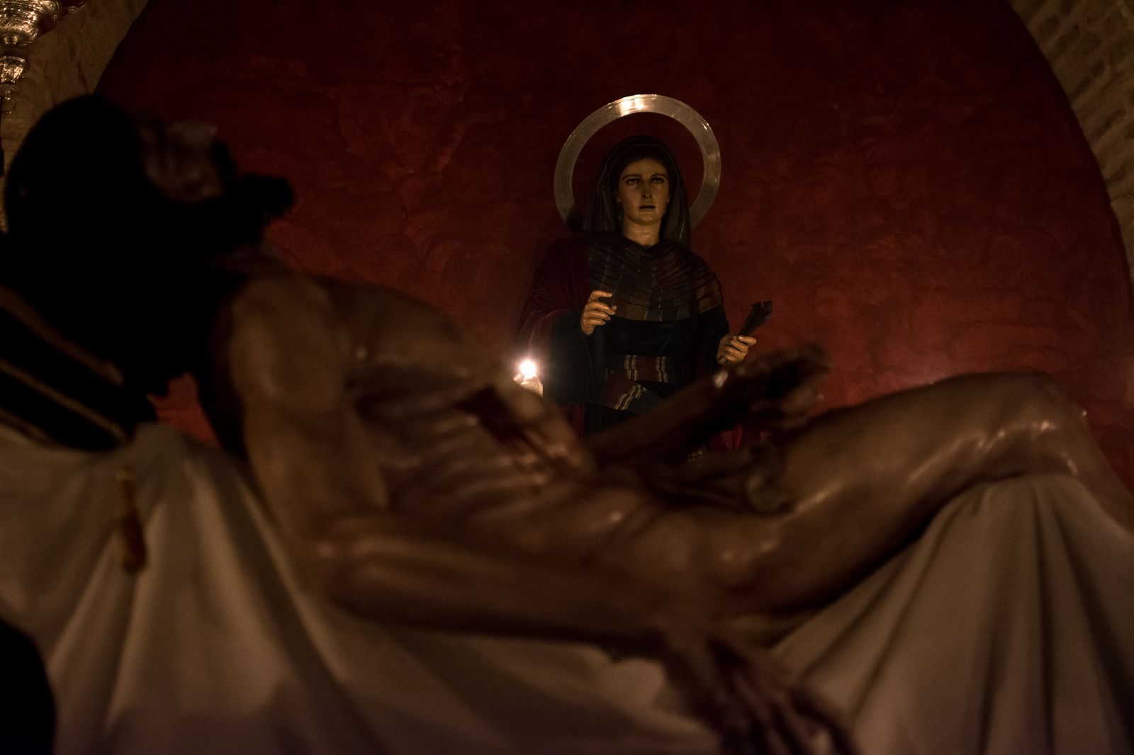 Vía crucis de Santa Marta en la Parroquia de San Andrés