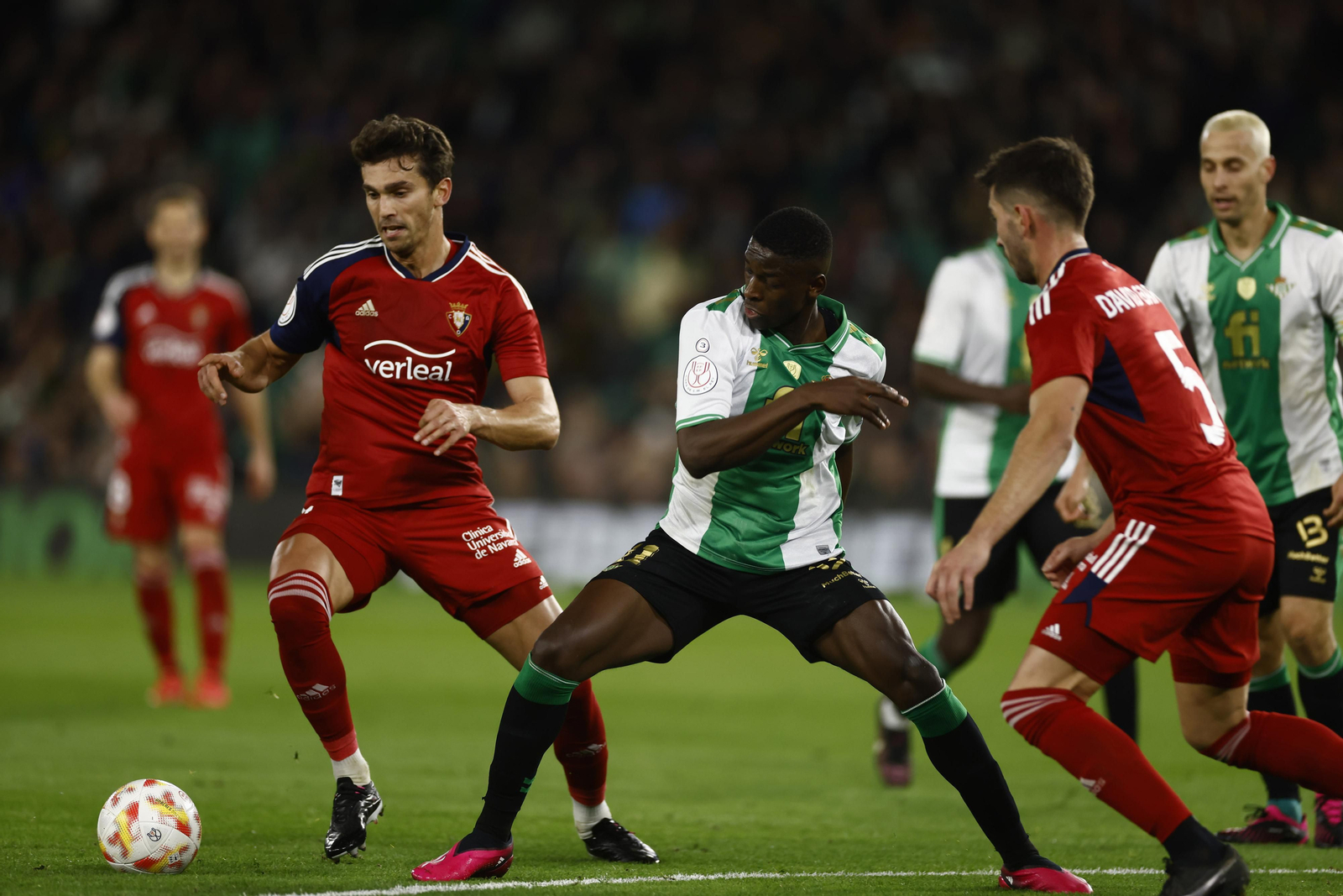 Las imágenes del Betis-Osasuna de Copa del Rey
