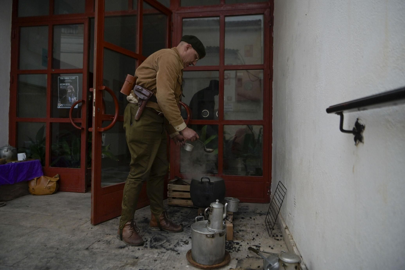 Las mejores imágenes de la recreación de un hospital durante la Guerra Civil en Beas de Granada