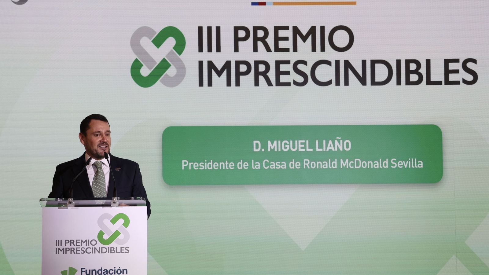Miguel Liaño, durante su intervención.