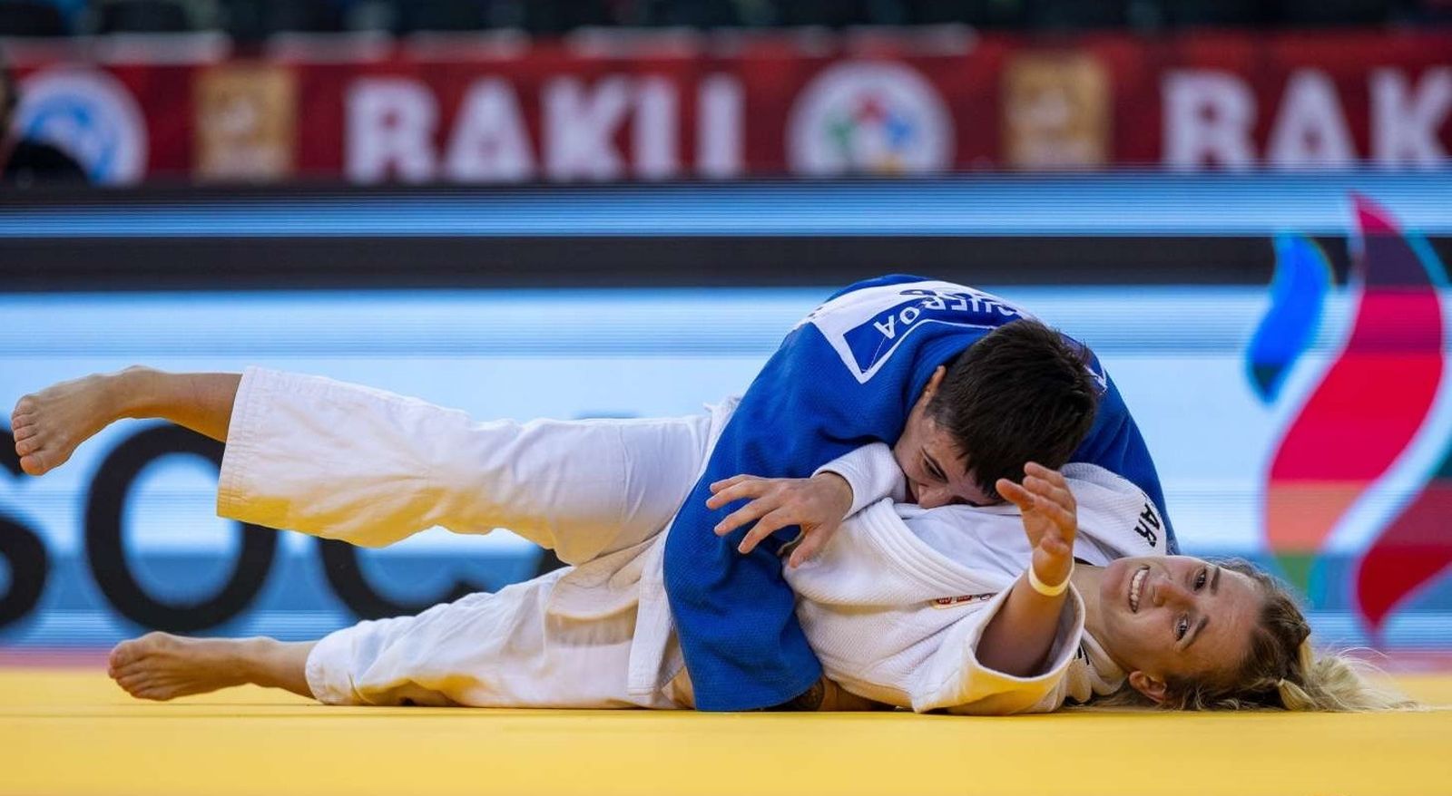 Julia Figueroa, durante su combate ante Stojadinov.