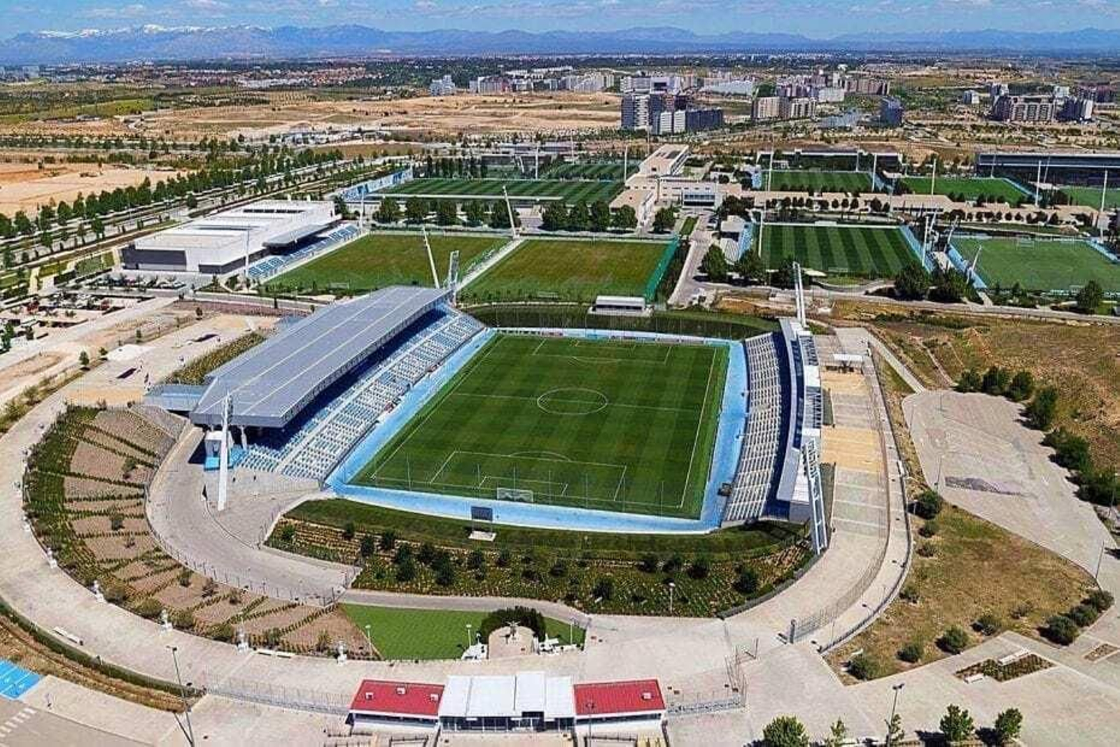 Imagen del Estadio Alfredo Di Stéfano, en Valdebebas, donde se jugará el encuentro.
