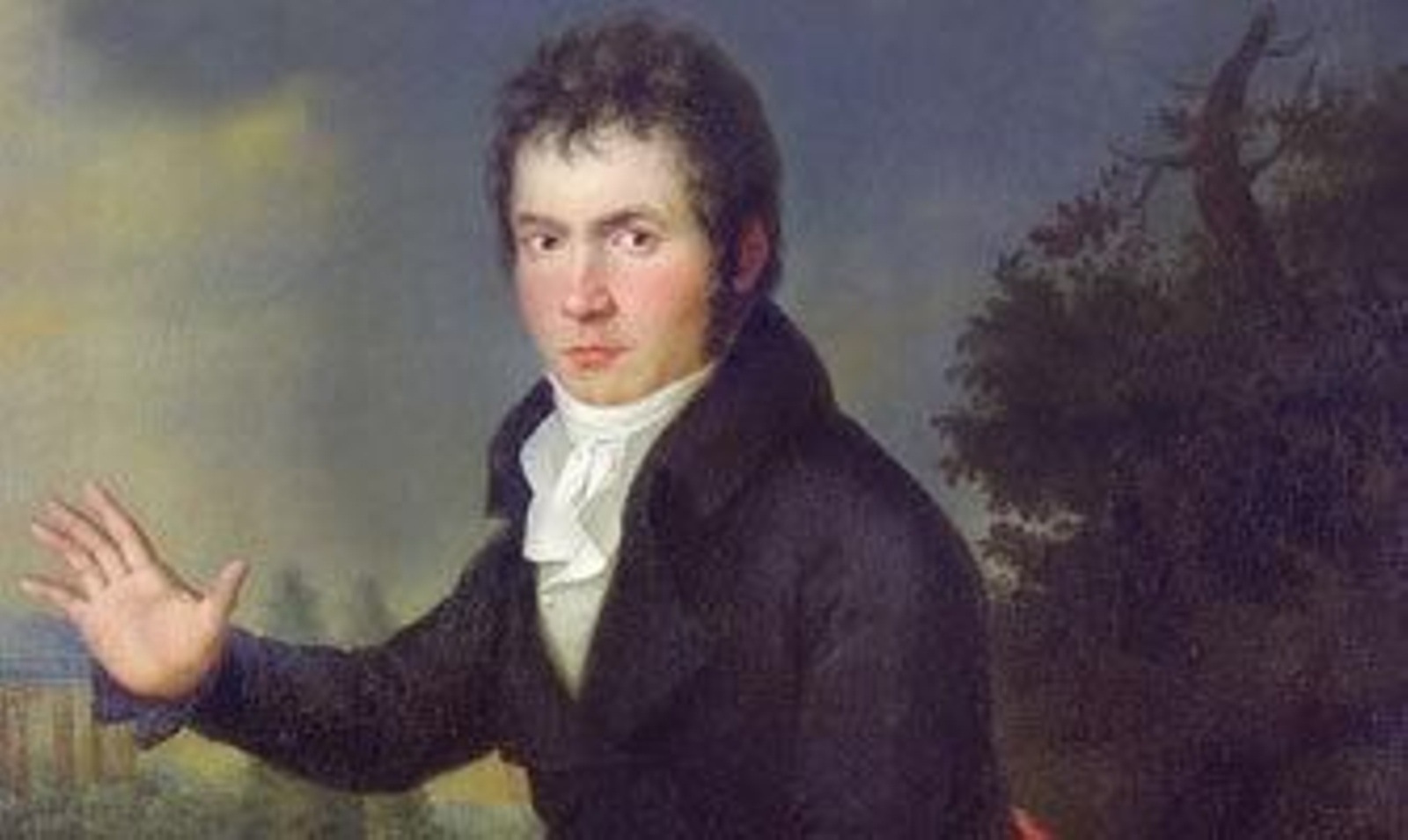 Retrato de Beethoven (1770-1827) del pintor Joseph Willibrod Mähler.