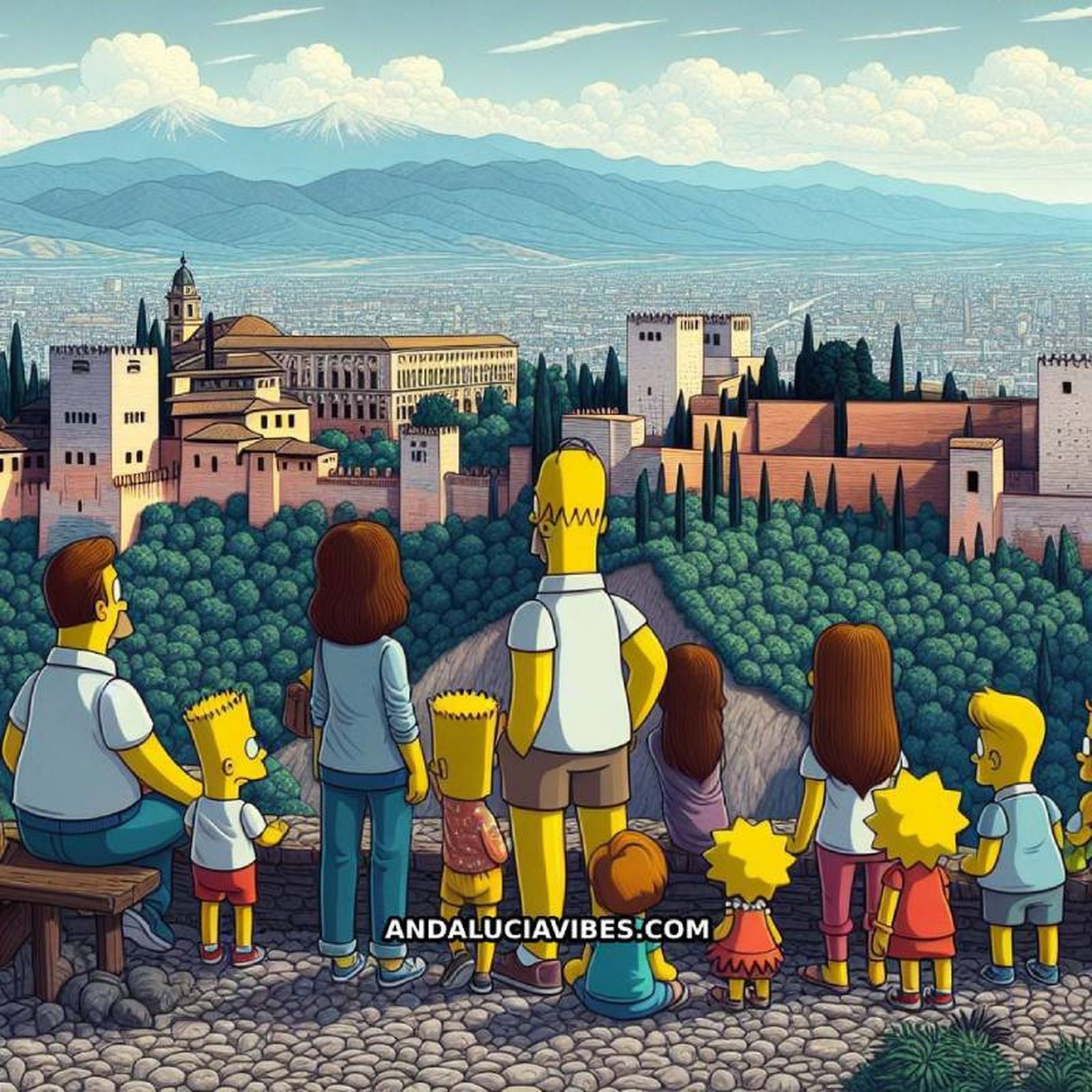 Los Simpson visitan Granada