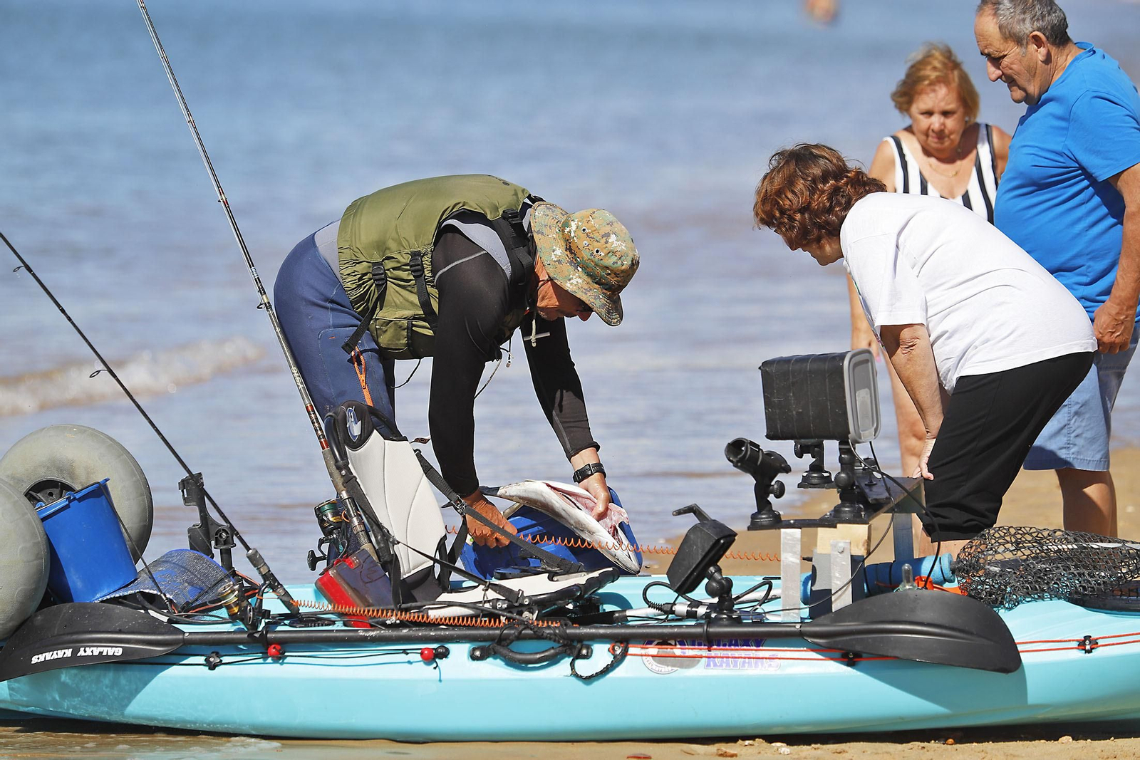 Las playas de Huelva se llenan a finales de septiembre por el buen tiempo