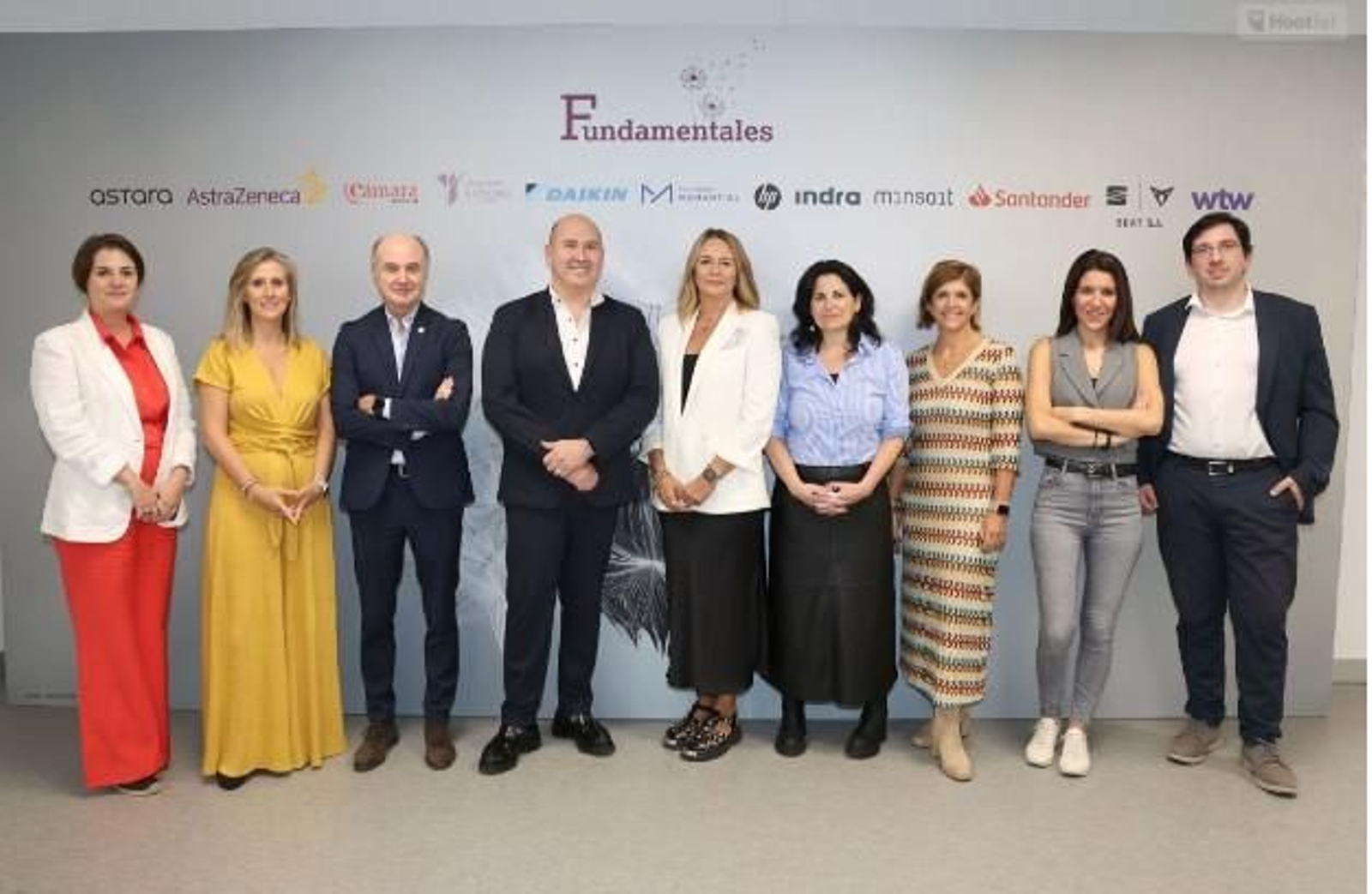 Representantes de las empresas integradas en Fundamentales.