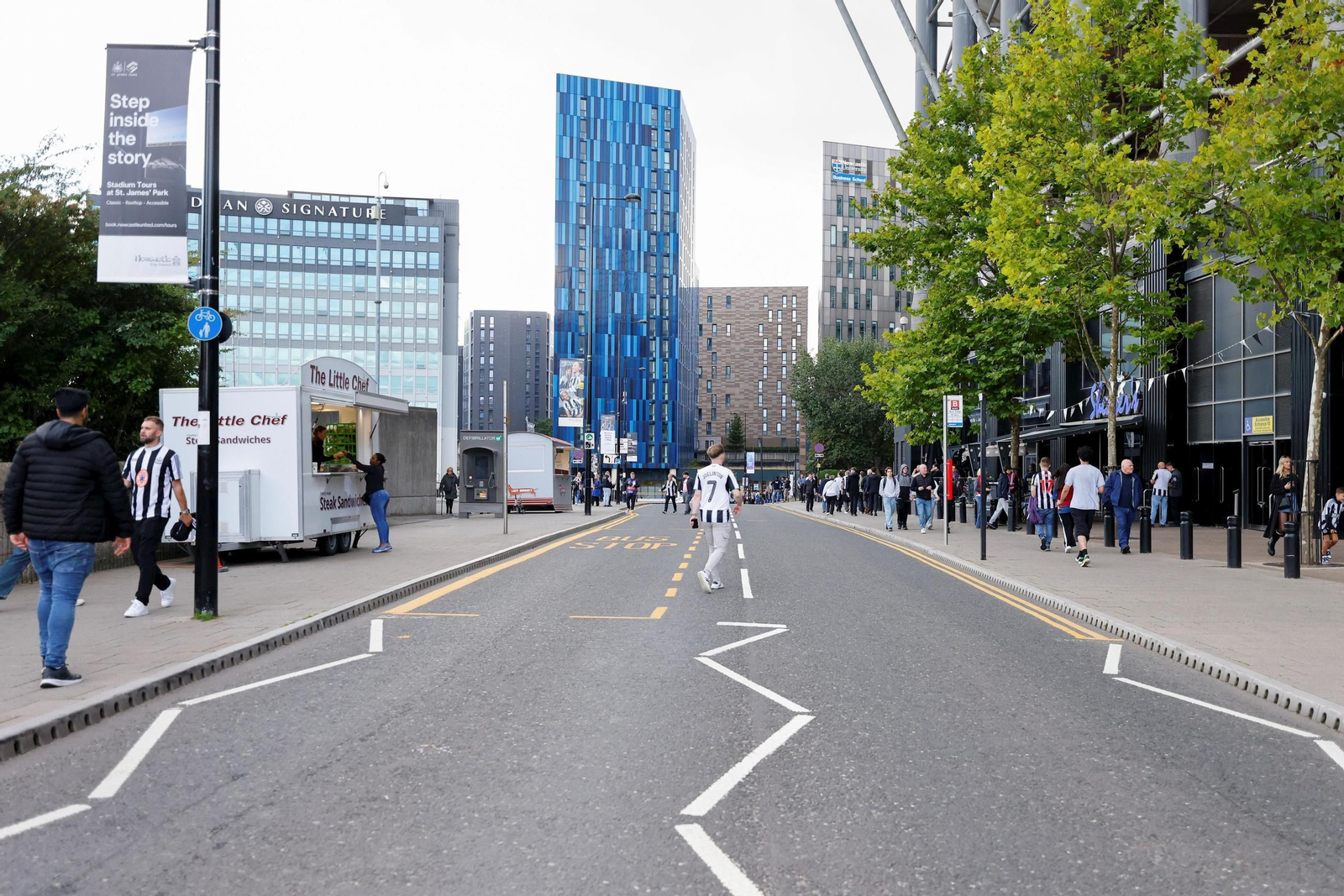 Las fotos del Newcastle-Barcelona