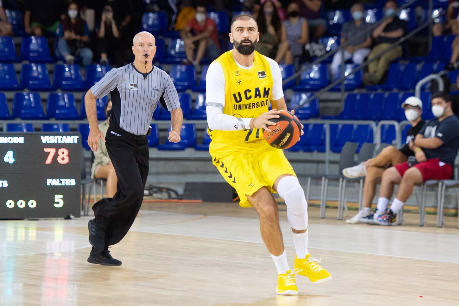 Kostas Vasileiadis, con el UCAM Murcia. Kostas Vasileiadis, con el UCAM Murcia.