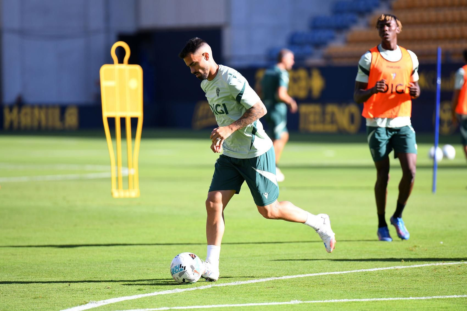 Suso en un entrenamiento.