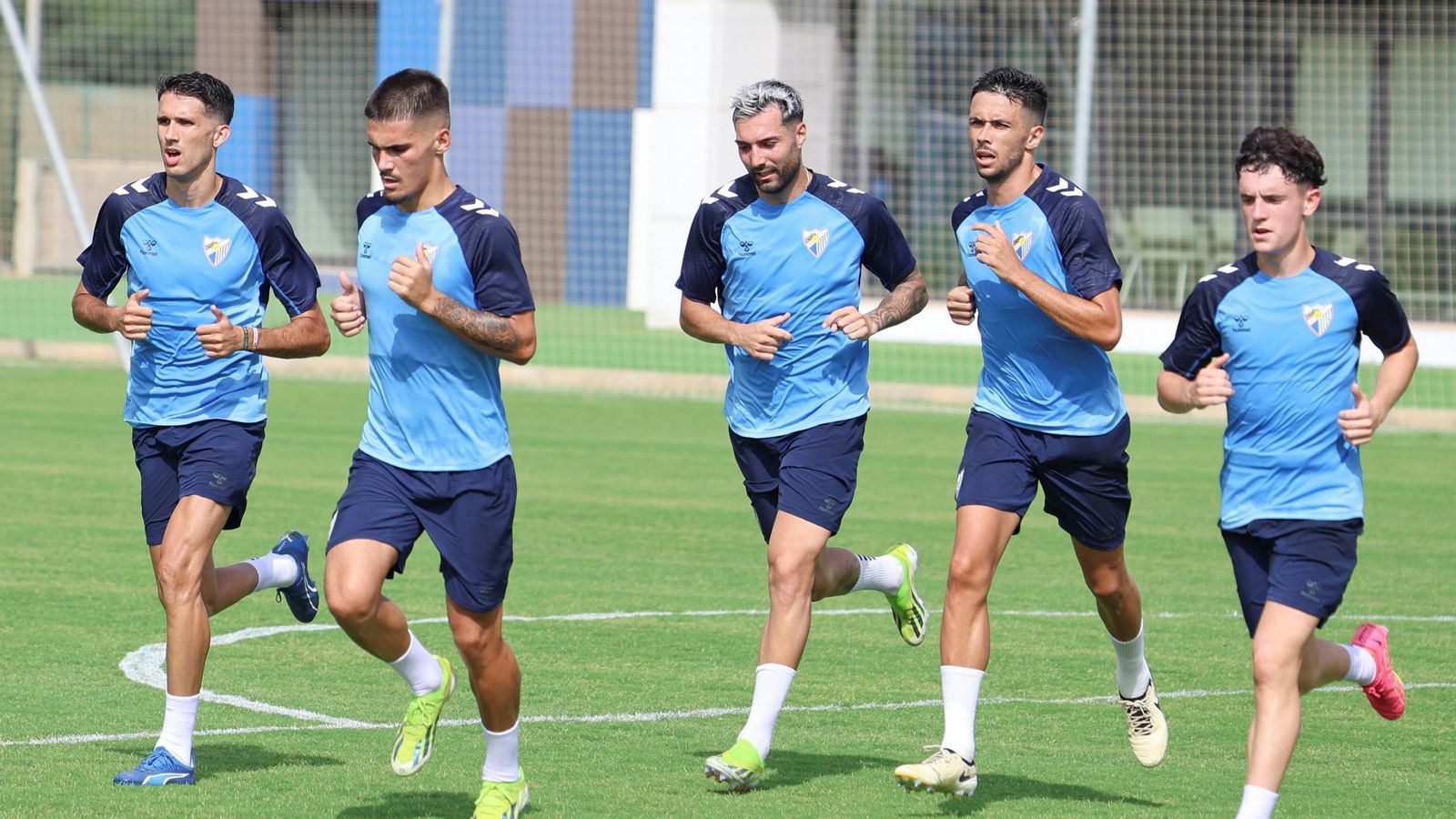 El Málaga CF prueba la Ciudad Deportiva de Arraijanal
