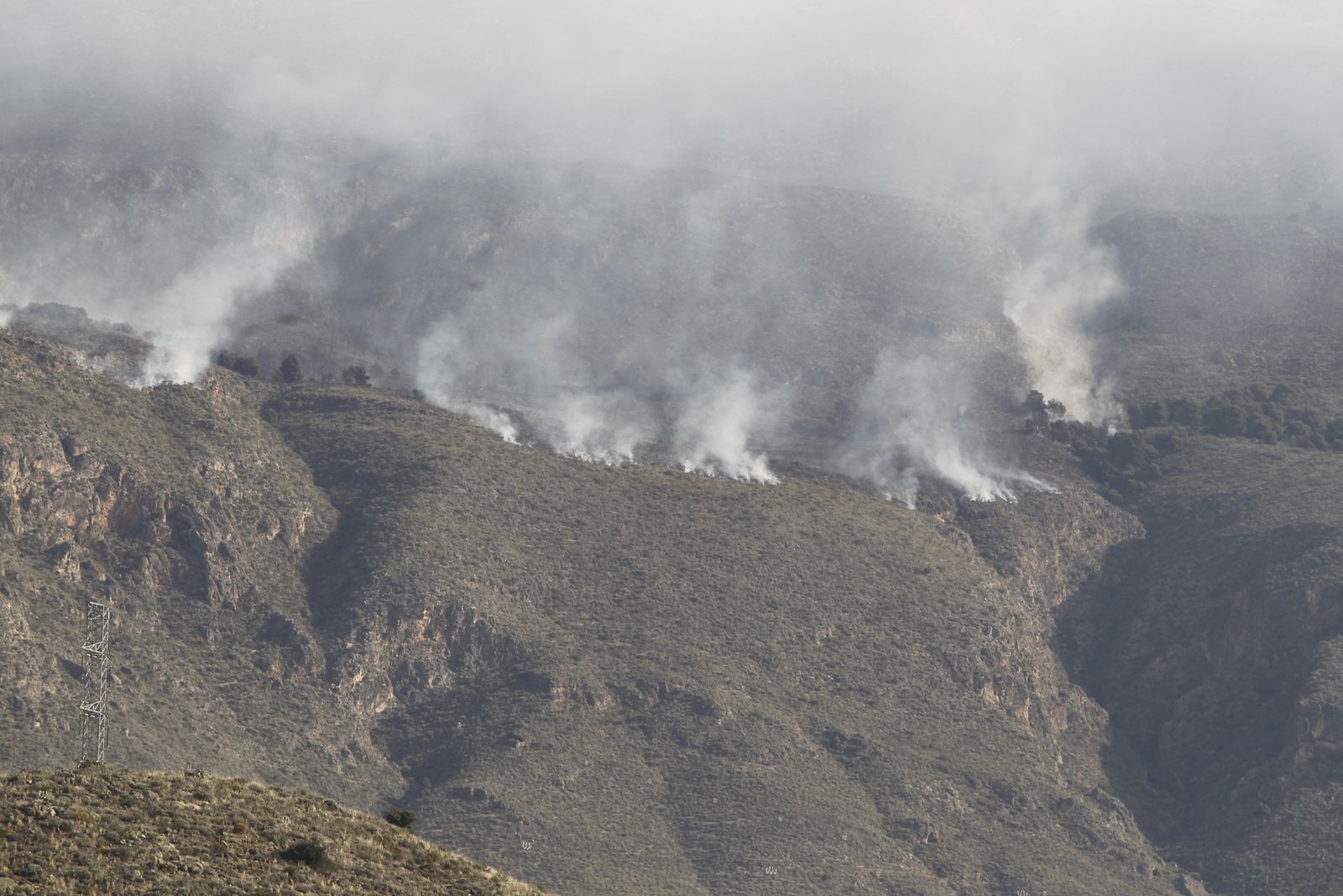 Fotogalería incendio forestal de Castala, Berja y Dalías.