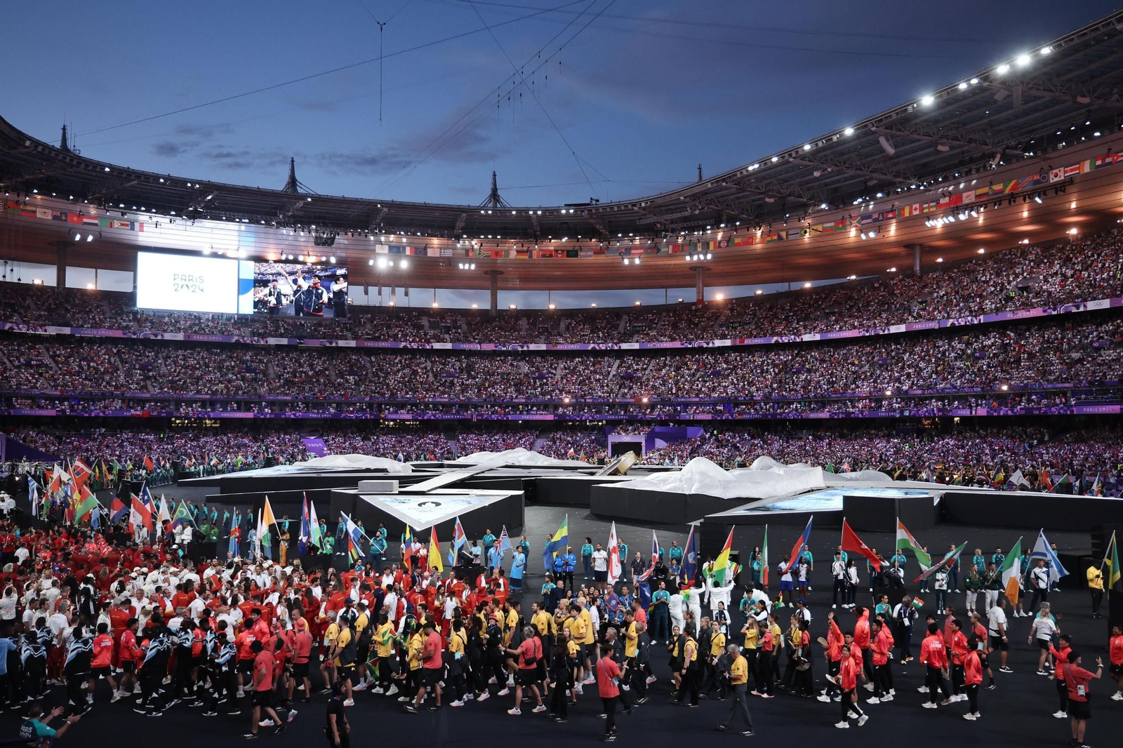 Las fotos de la ceremonia de clausura de los Juegos Olímpicos París 2024