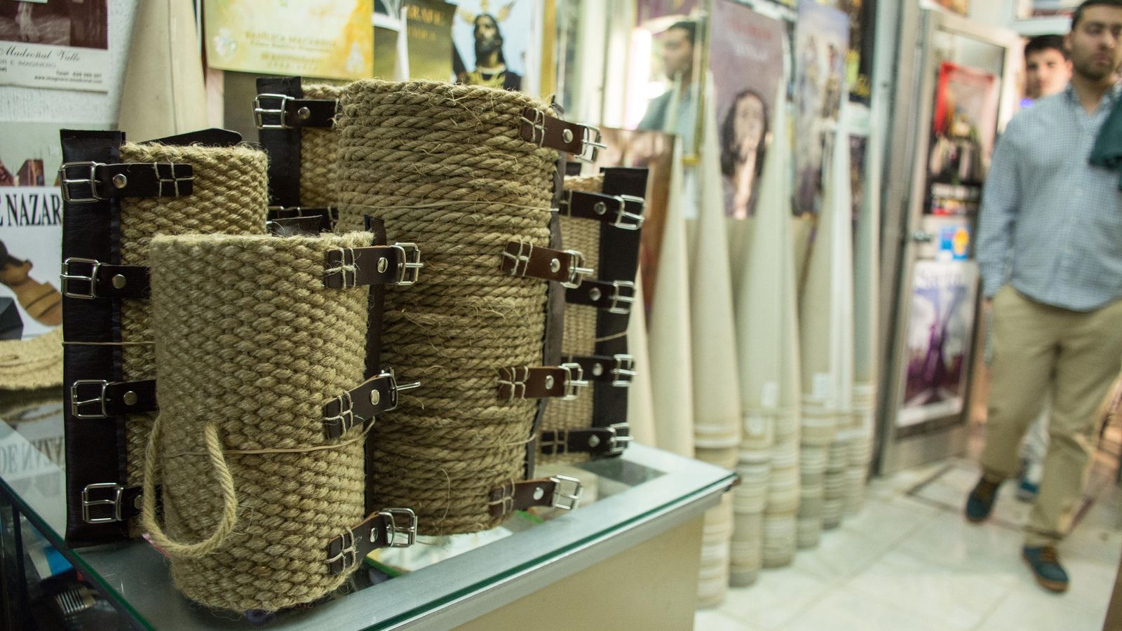 Diferentes tipos de cinturones de esparto