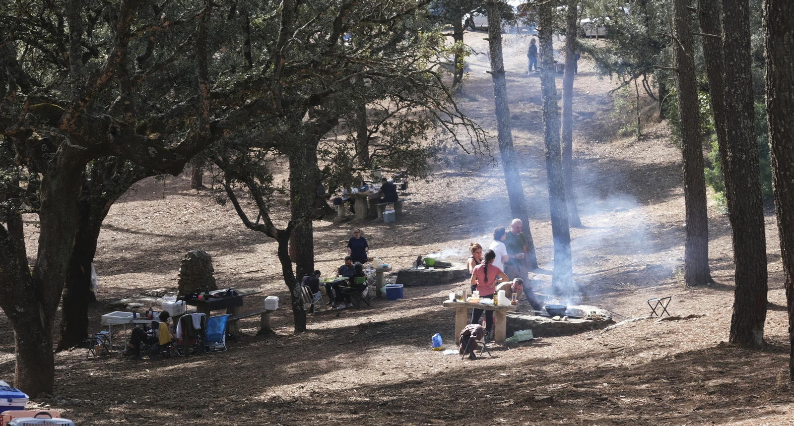 Los peroles por San Rafael en Los Villares, en imágenes
