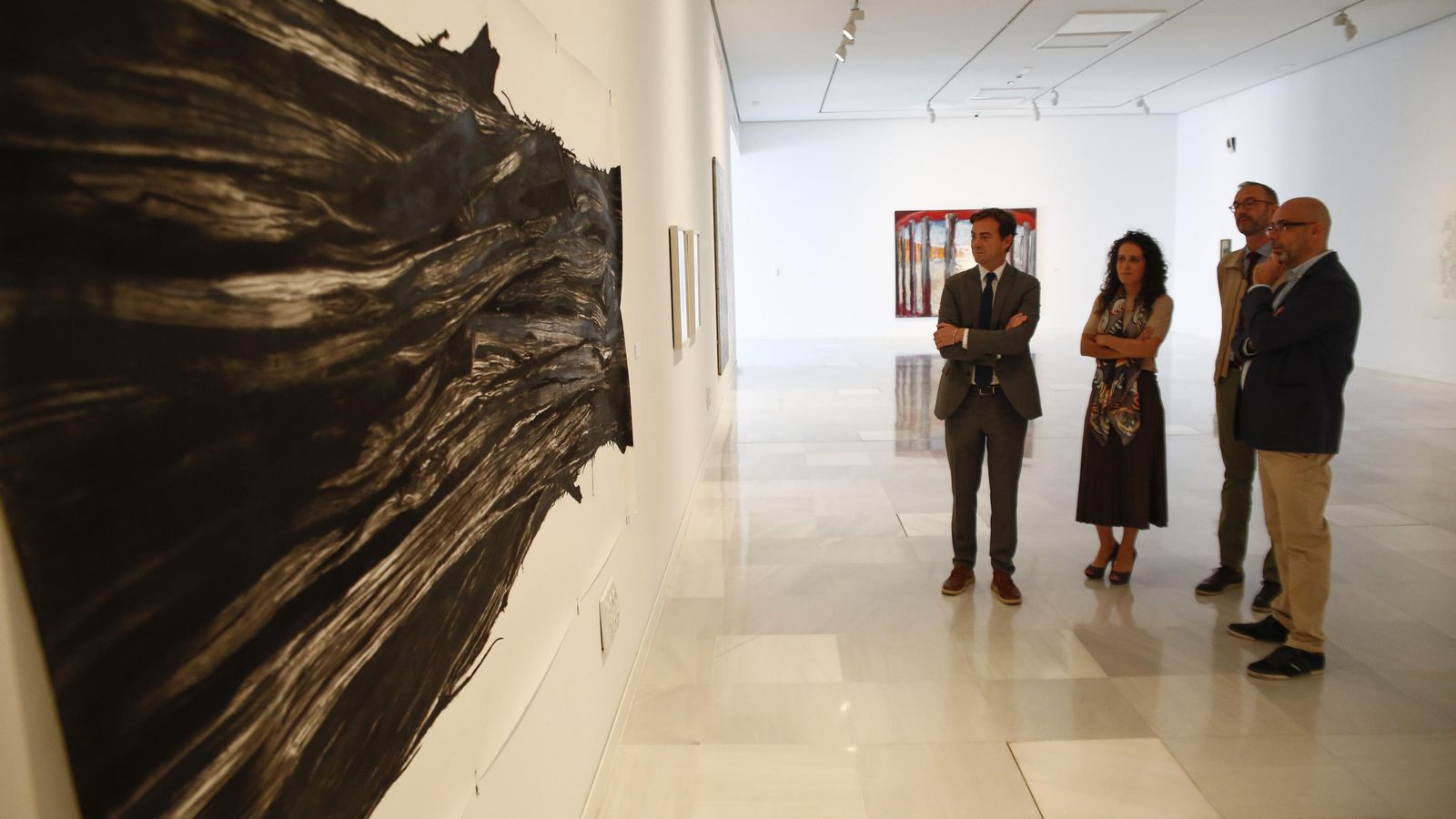 El arte abstracto también está presente.