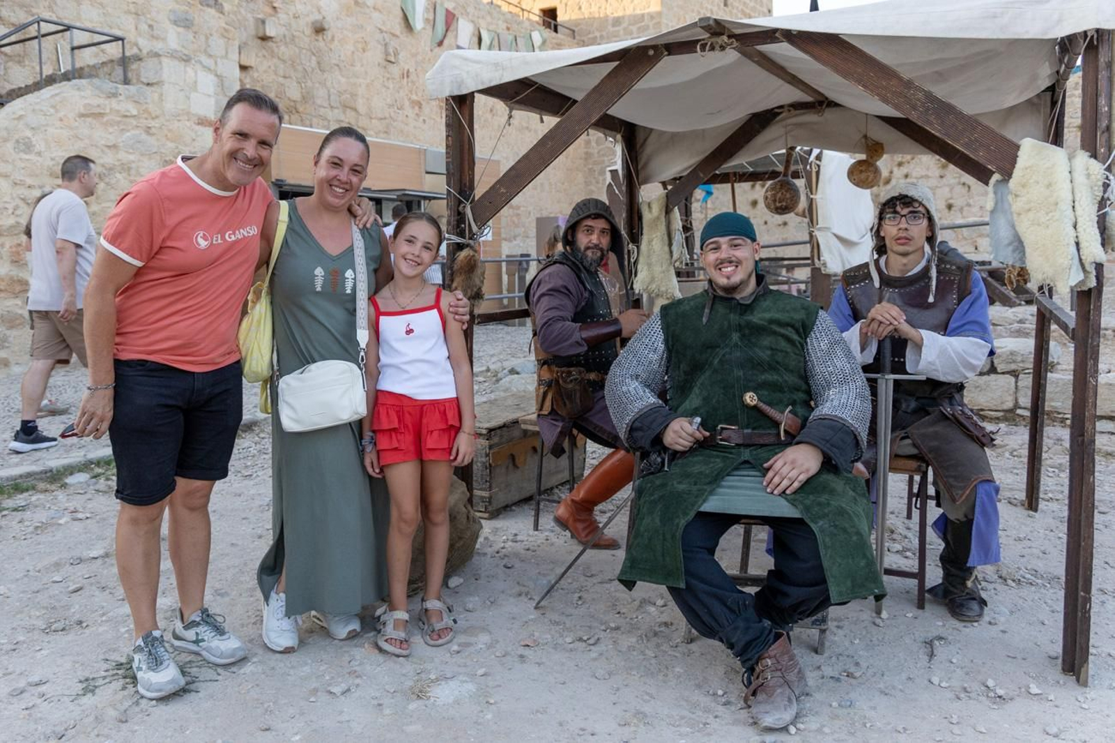 Moradores del Castillo de Jaén, recreación histórica de la Edad Media en el Cerro de Santa Catalina