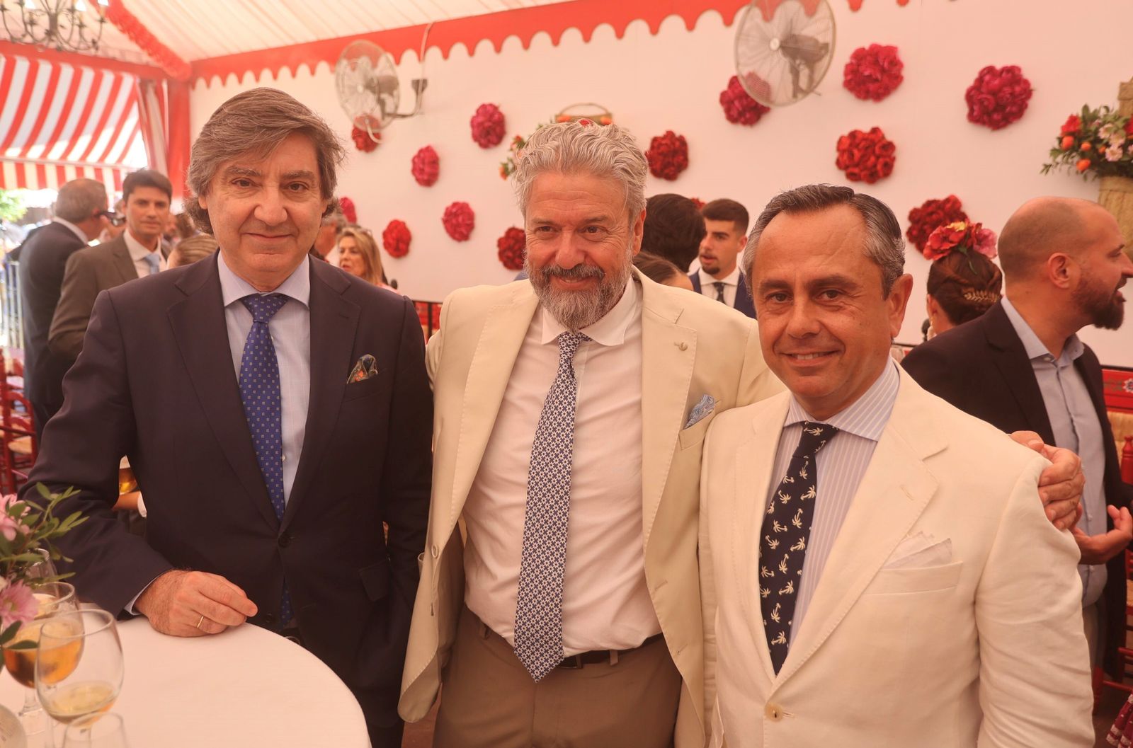 Óscar Fernández León, Manuel Aguilar y Ricardo Suárez
