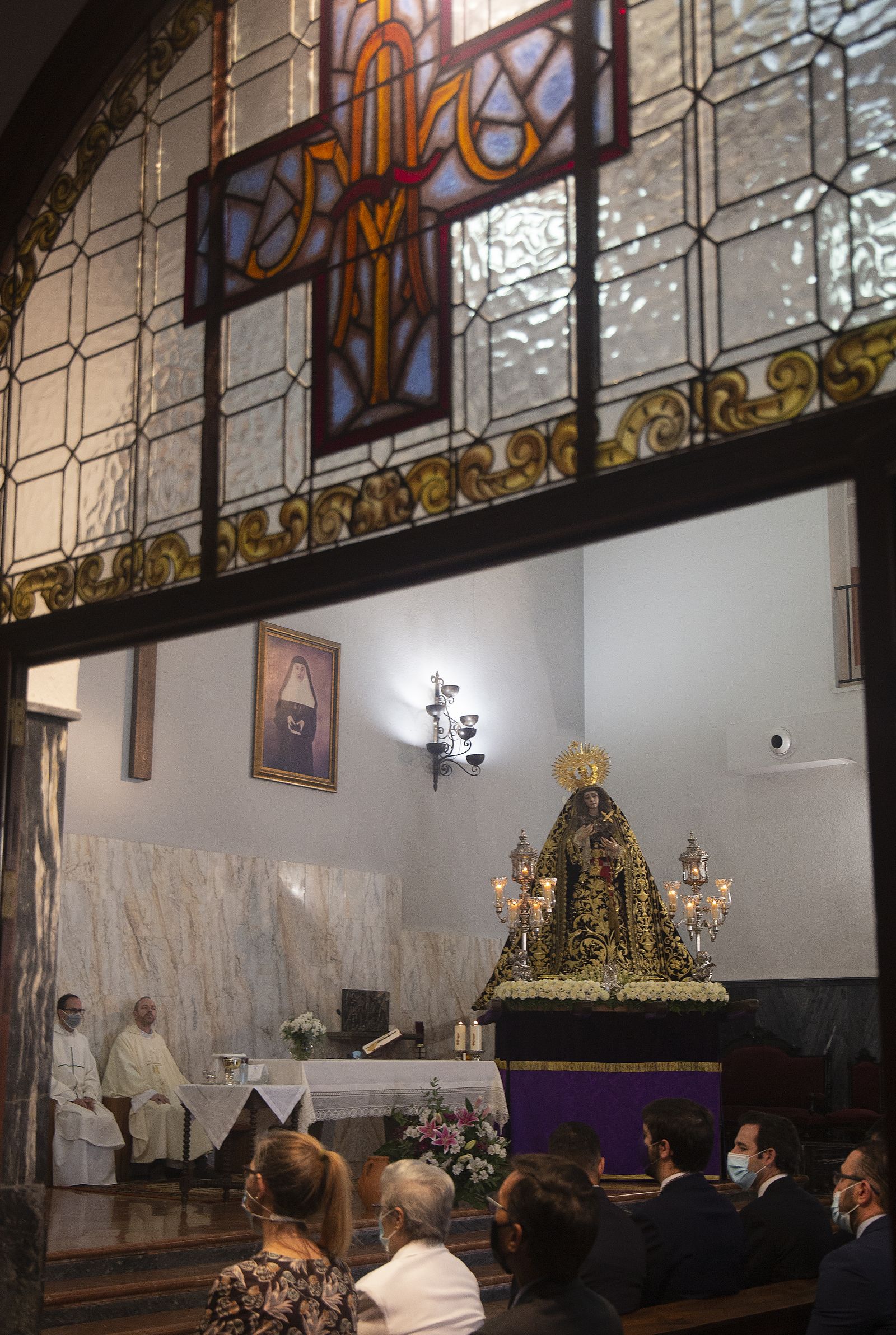 Virgen de la Victoria en el Rosario de la Aurora