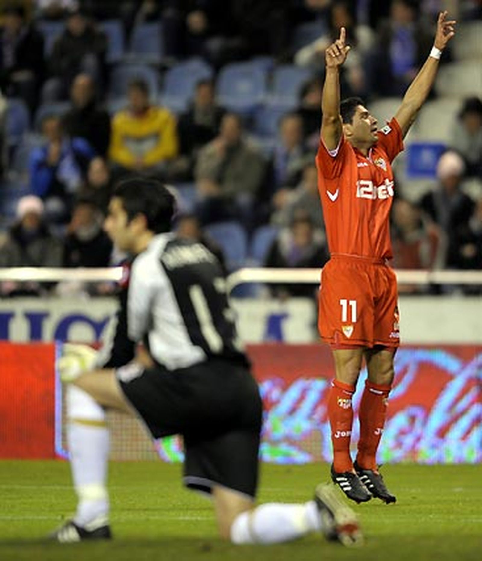 Renato celebra su gol ante el Deportivo.

Foto: Reuters / Afp Photo / Efe