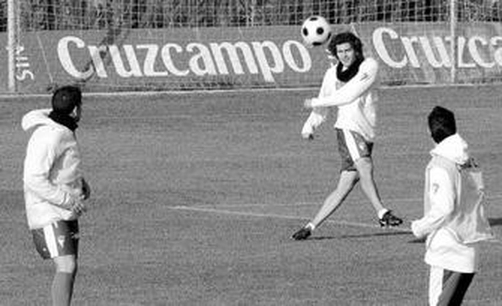 De la Cuesta, en la sesión de trabajo de ayer en El Rosal.