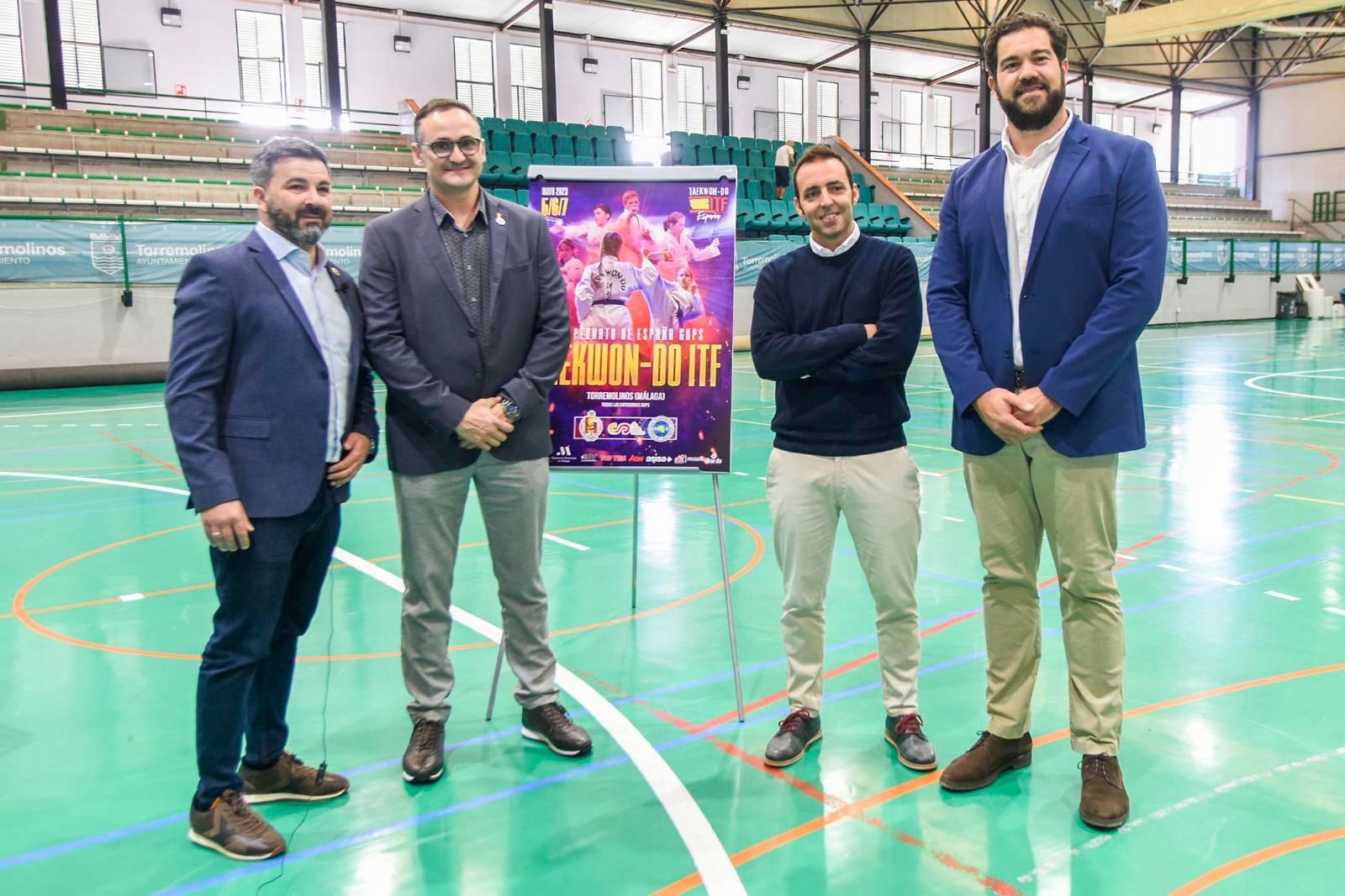 La presentación del evento deportivo.