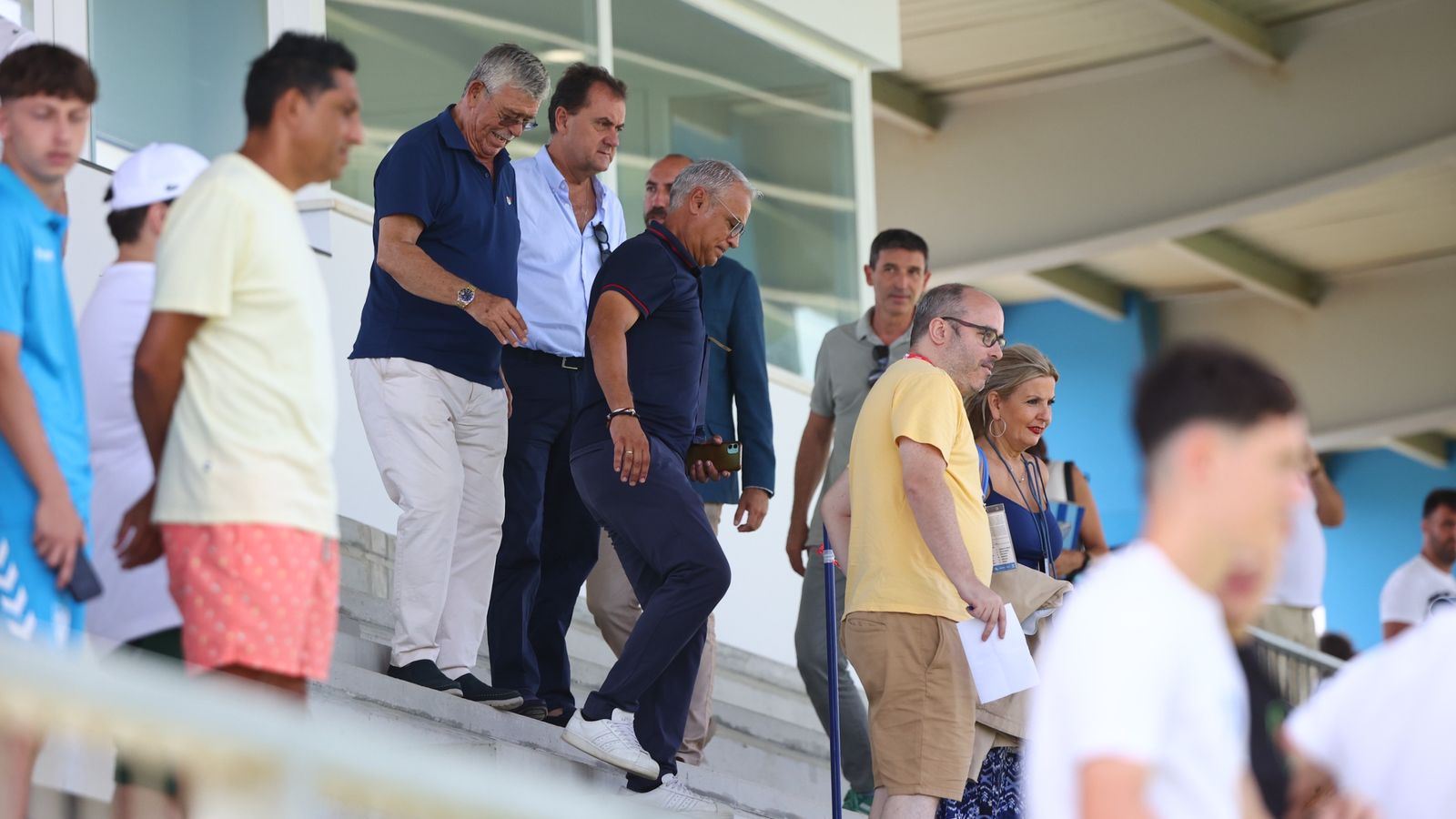 Las fotos del histórico primer partido oficial en La Academia del Málaga CF