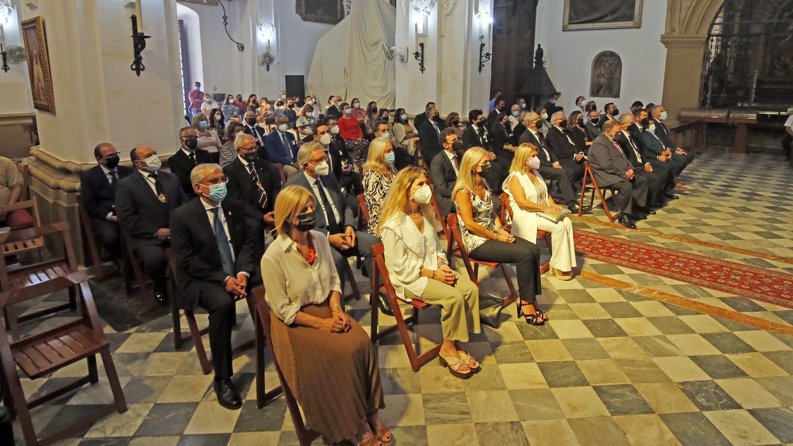 Bendición del retablo en la iglesia de San Lucas