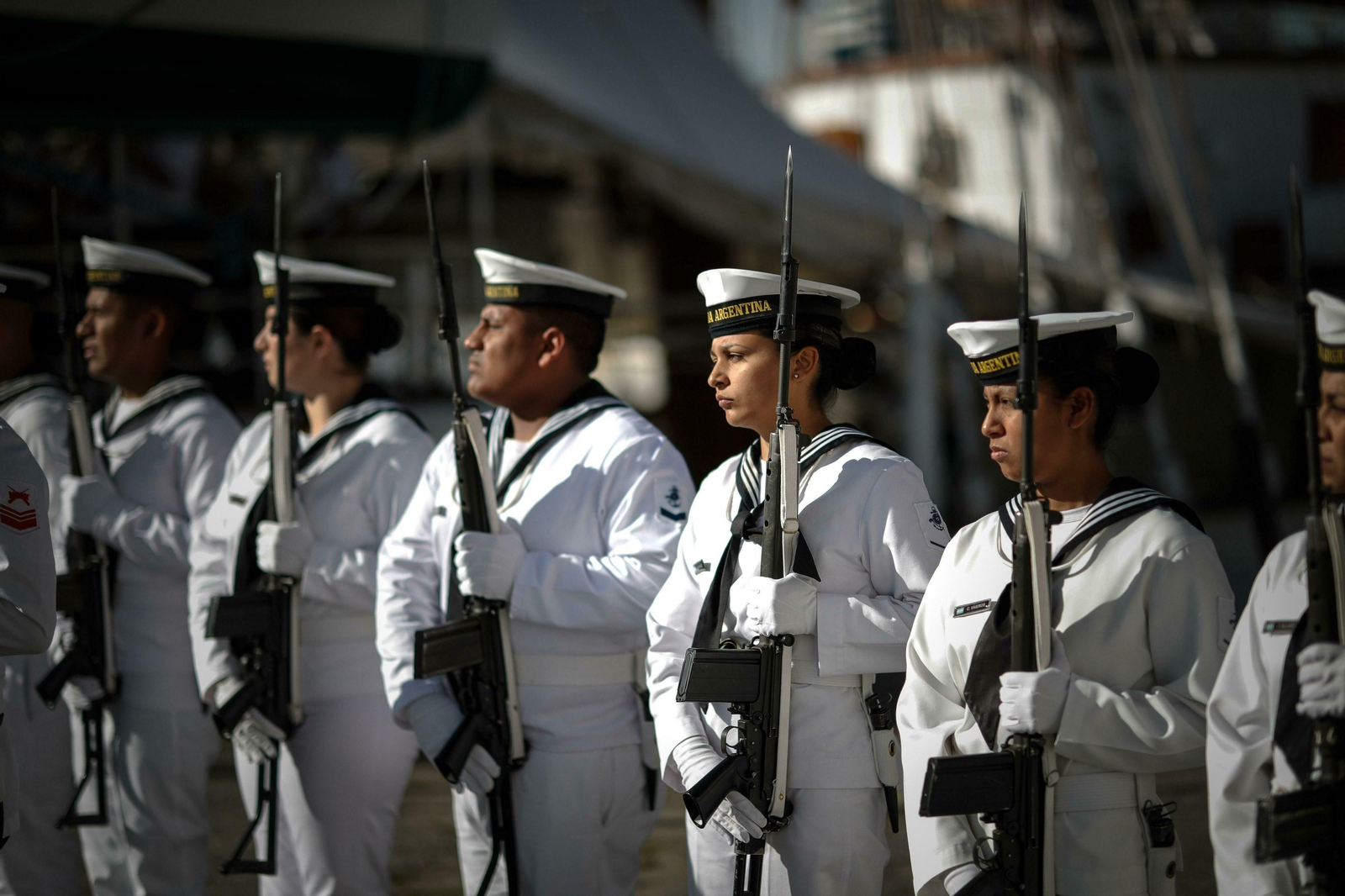 Las imágenes del 'Juan Sebastián de Elcano' en Argentina