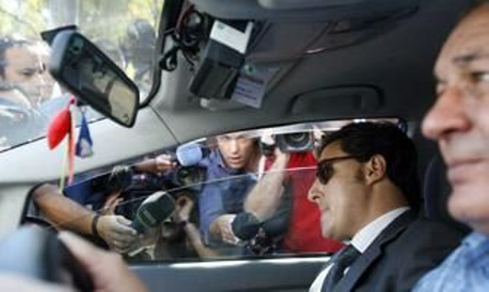 Sánchez de Puerta, a su salida del juzgado.