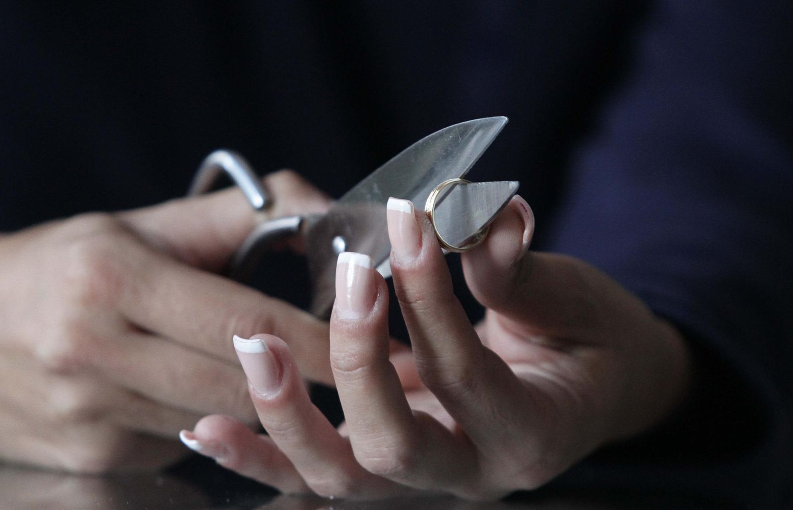 Imagen simbólica respecto al divorcio