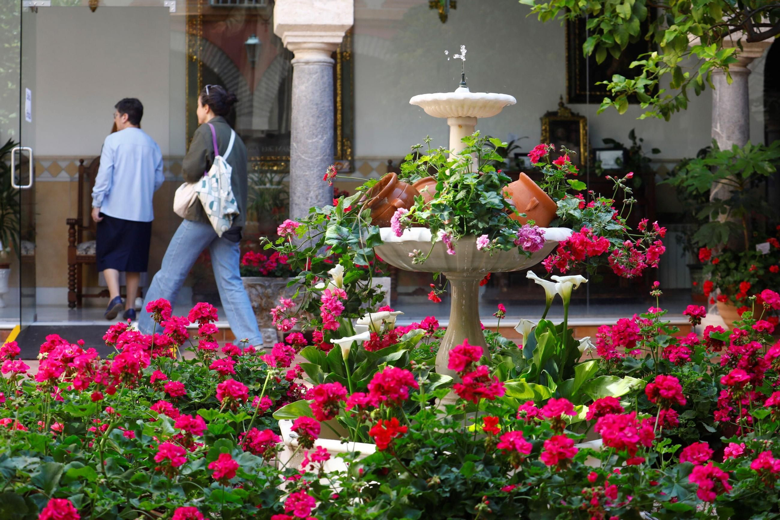Patio del colegio Nuestra Señora de la Piedad.