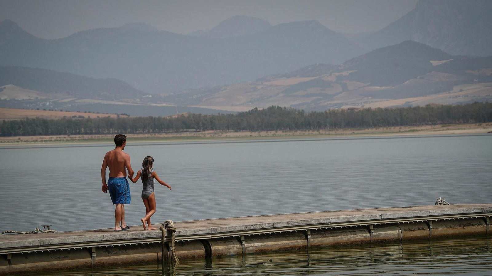 Embalse Bornos, en la provincia de Cádiz.