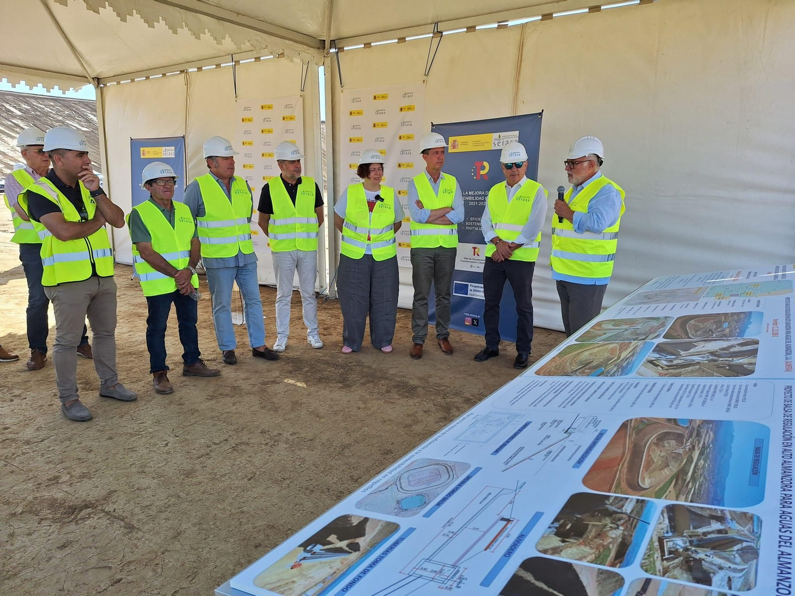 Visita a las obras.