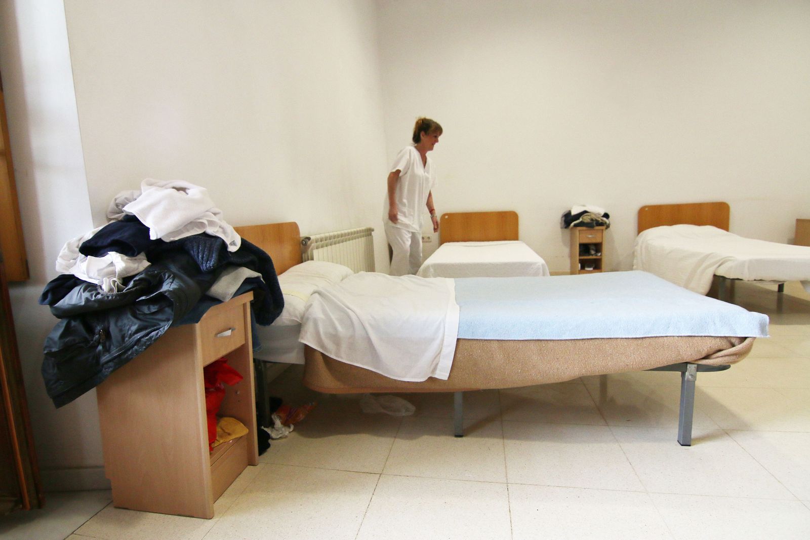 Una estancia de la Casa de Acogida municipal.