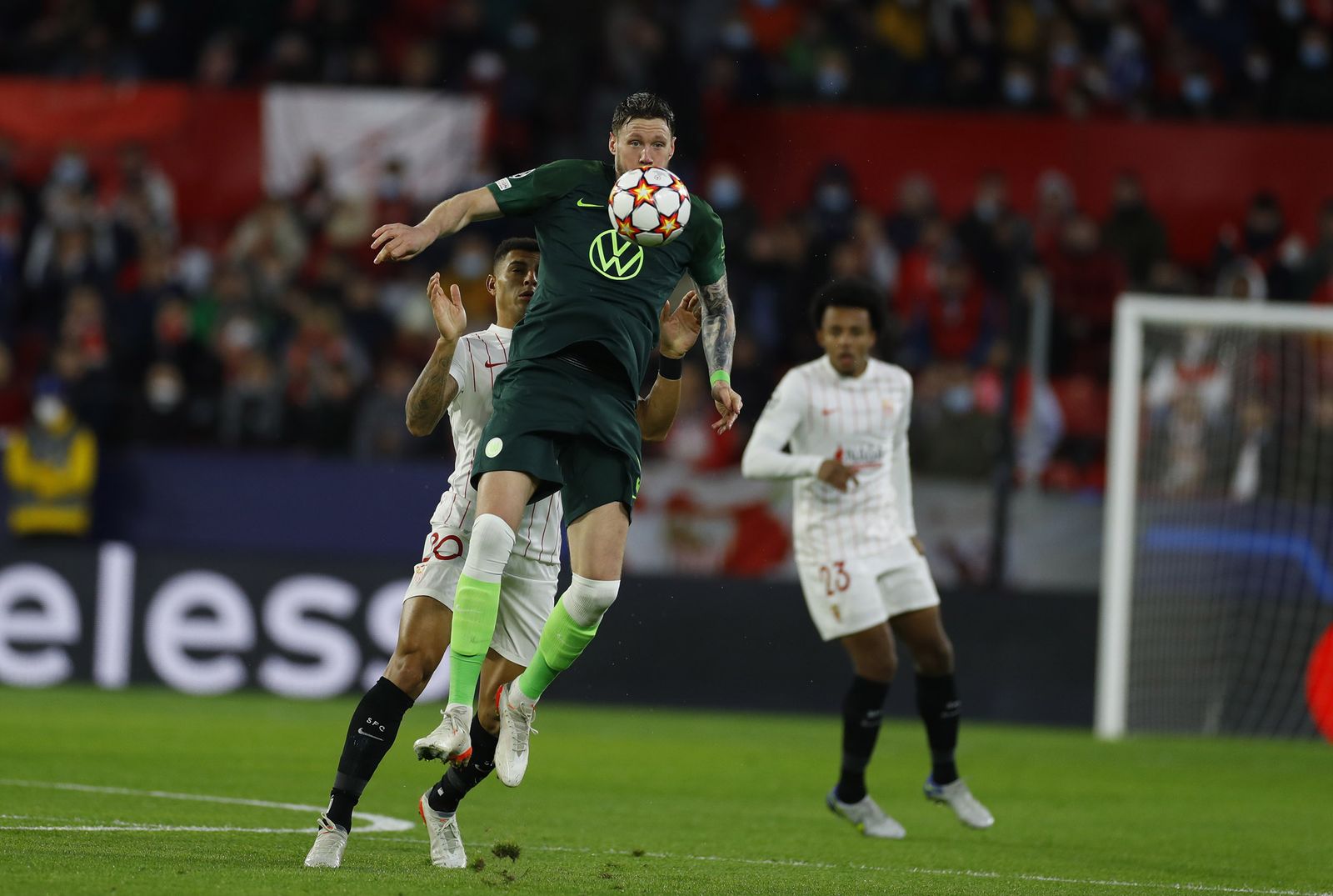 Las imágenes del Sevilla-Wolfsburgo