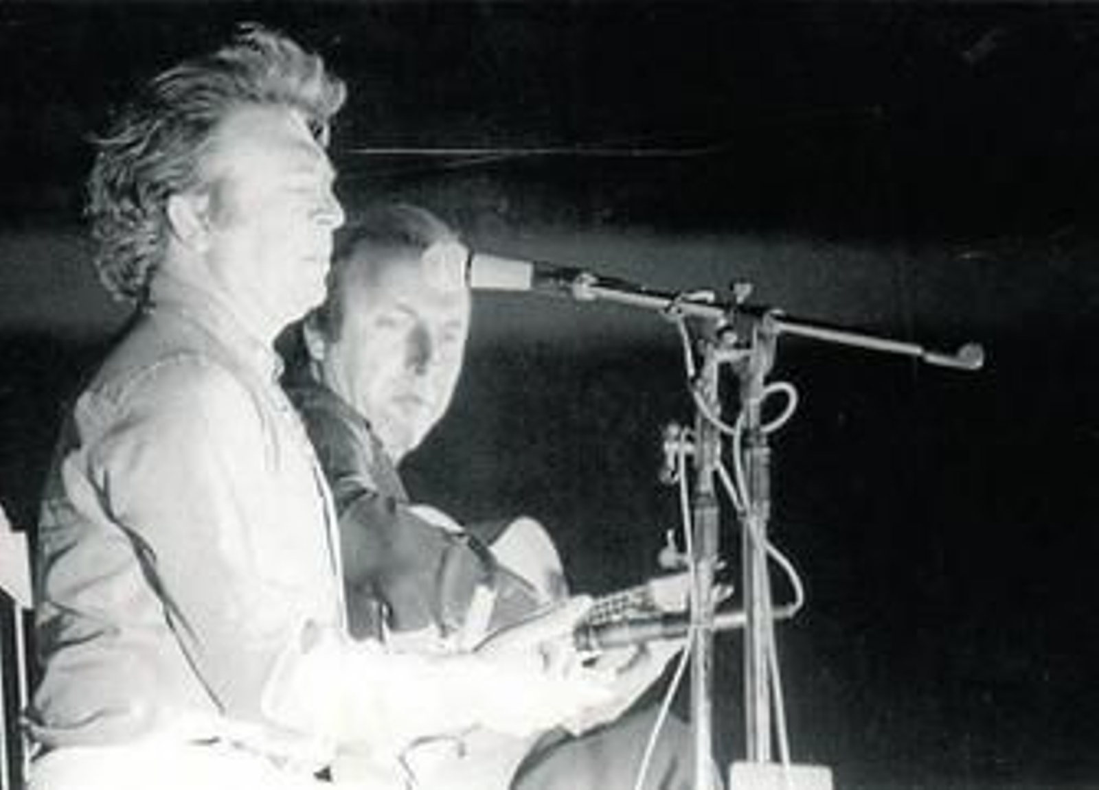 Lebrijano y Cepero, en una actuación en la ciudad.