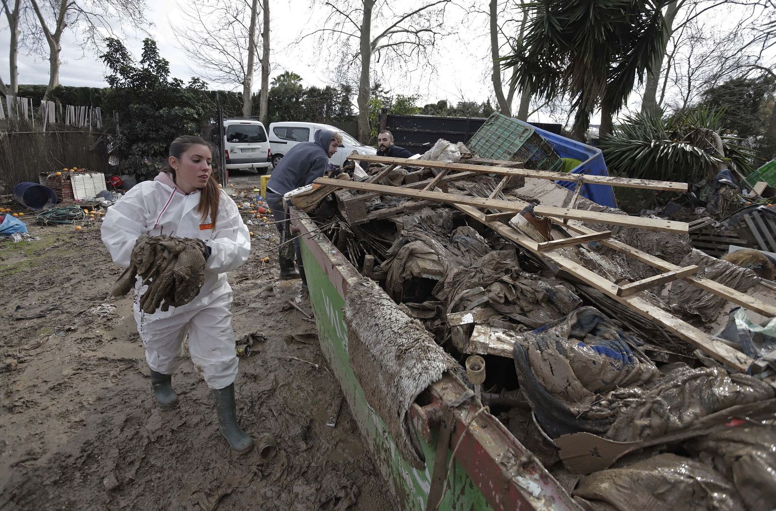 San Martín del Tesorillo después de la borrasca Marta, en imágenes