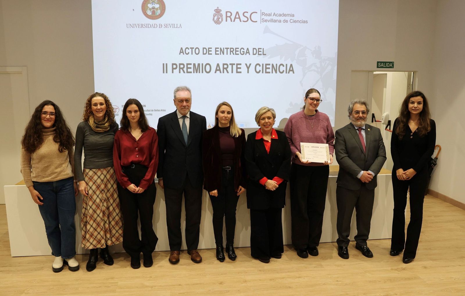 Entrega del premio Arte y Ciencia.