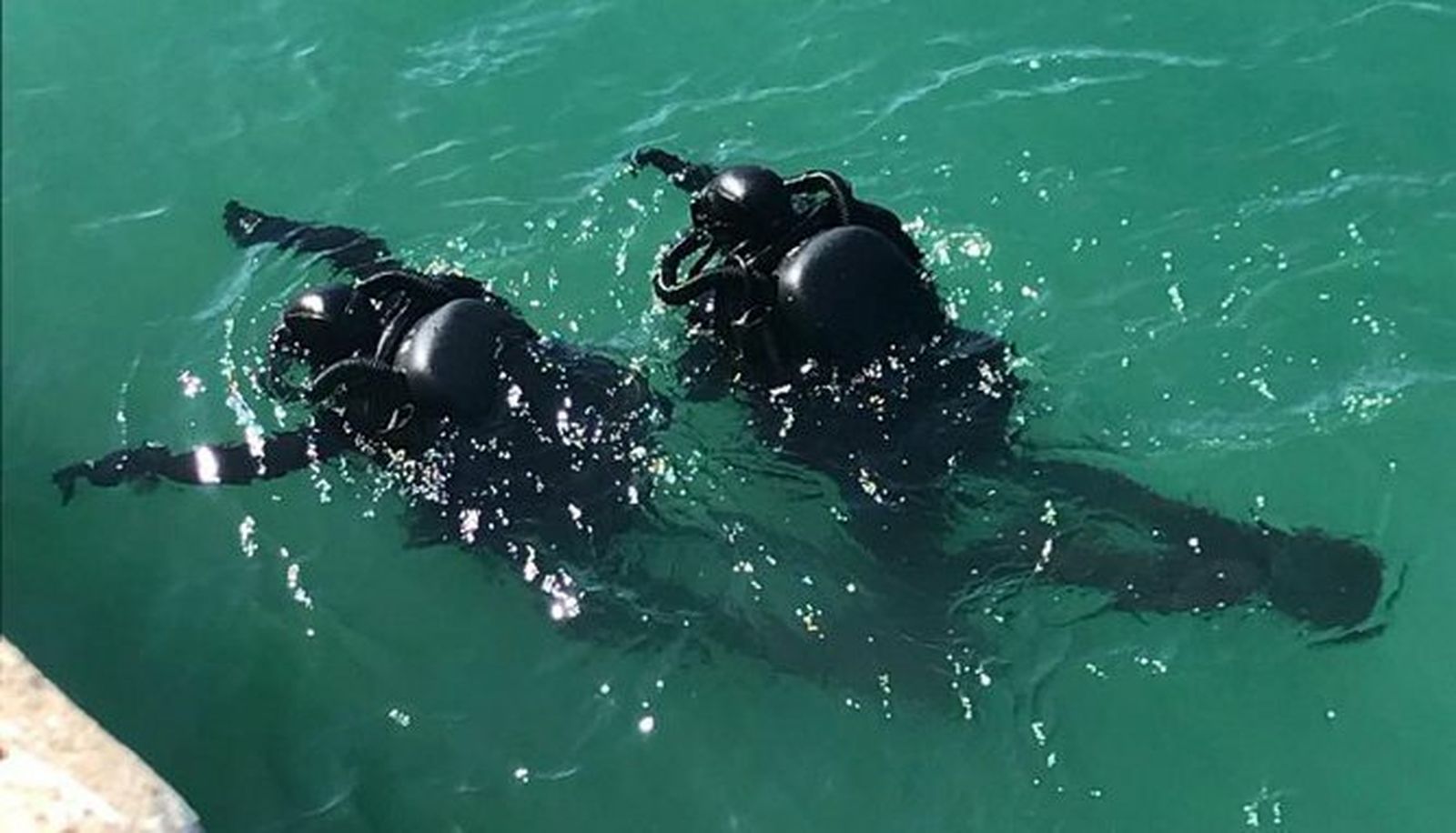 Hasta 30 buceadores han participado en uno de los ejercicios.