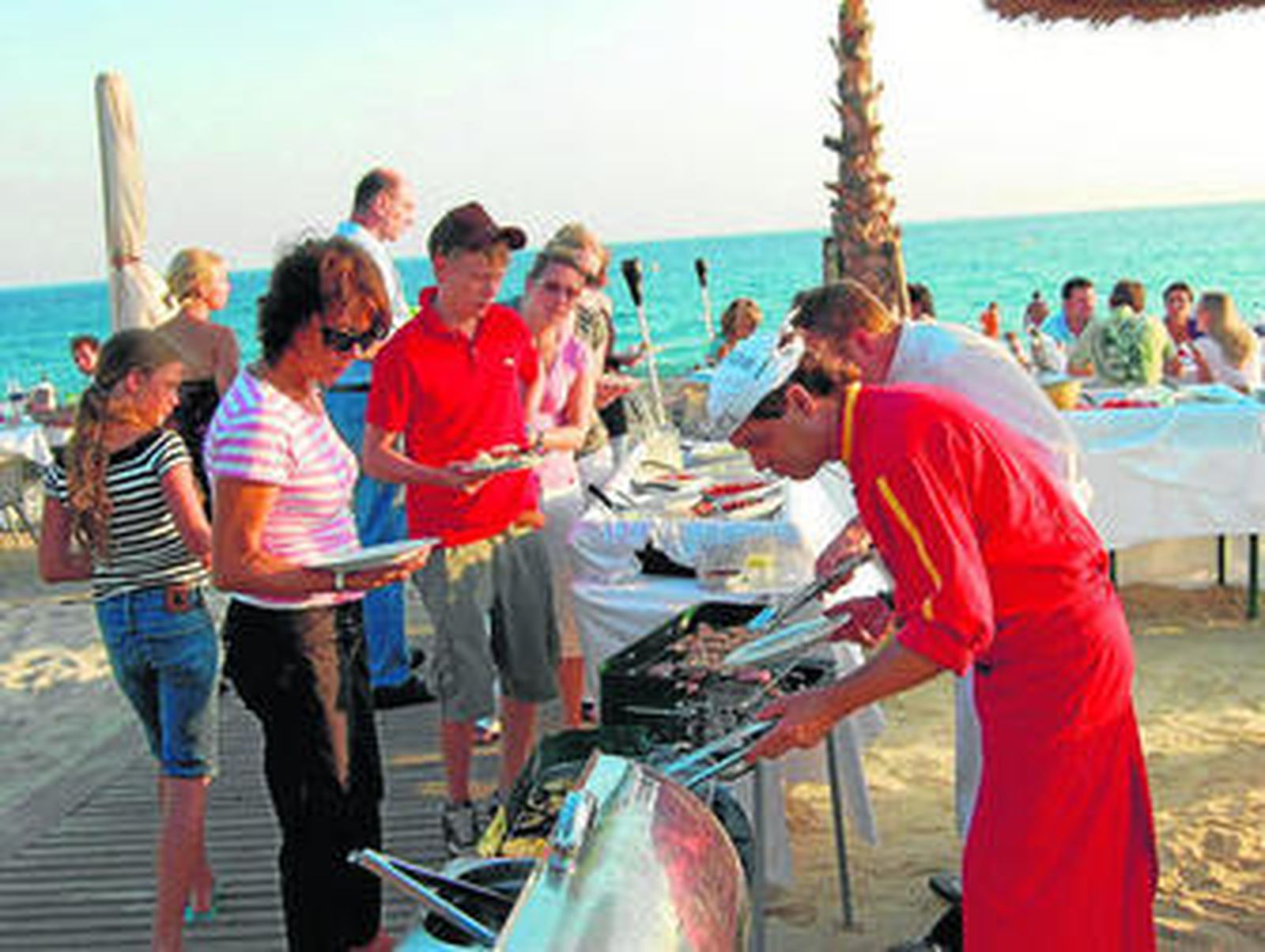 La playa es un buen lugar para acabar el día.