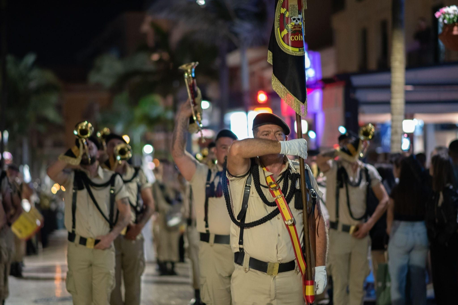 El Yacente y el Cristo de la Redención el Viernes Santo en Benalmádena, en fotos