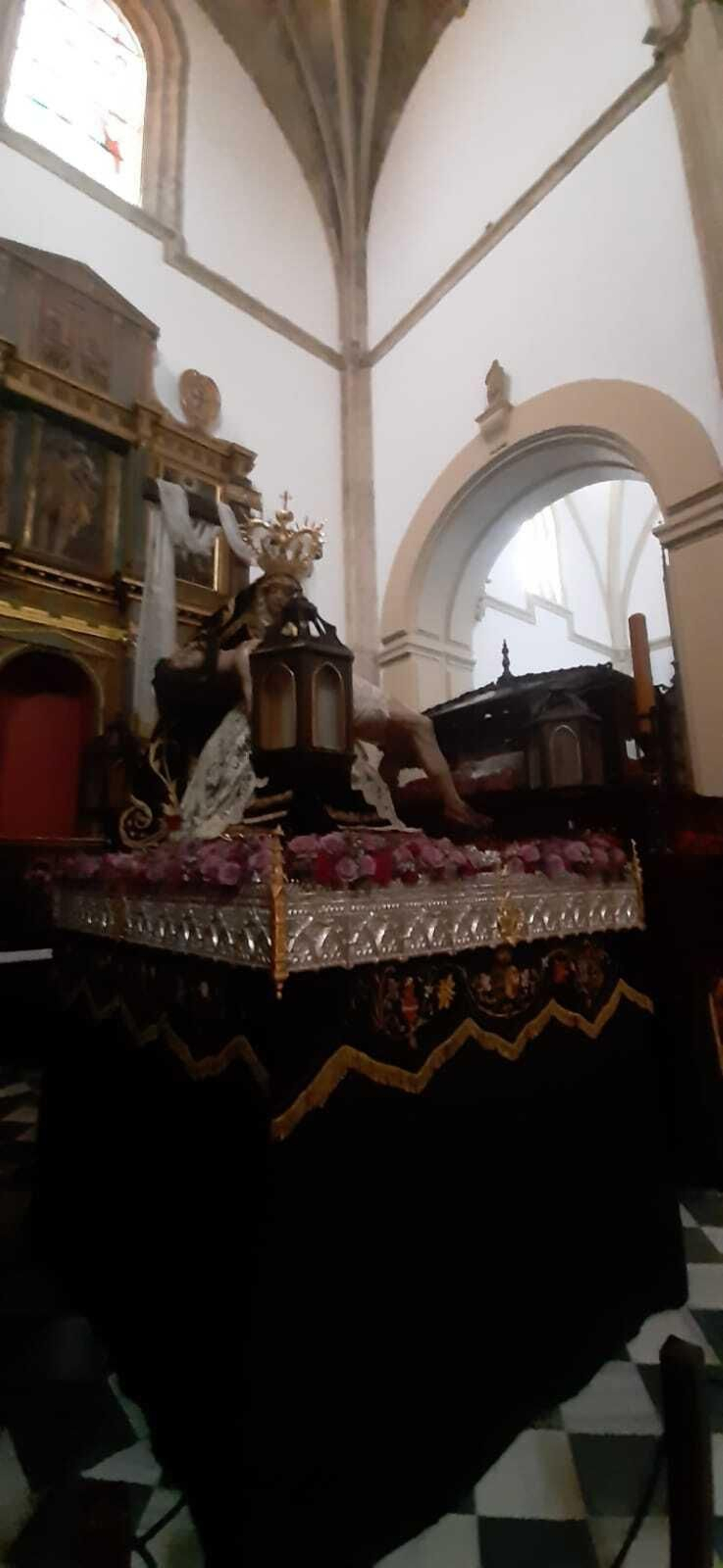 Nuestra Señora de las Angustias y el Santísmo Cristo de la Caridad, en San Mateo.