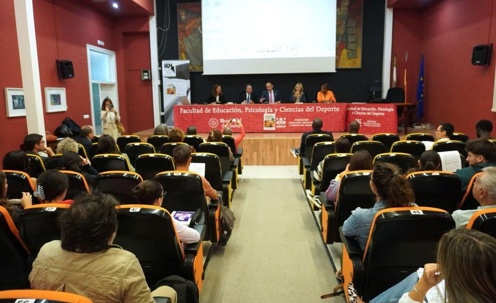 Celebración de las jornadas en la Universidad de Huelva.