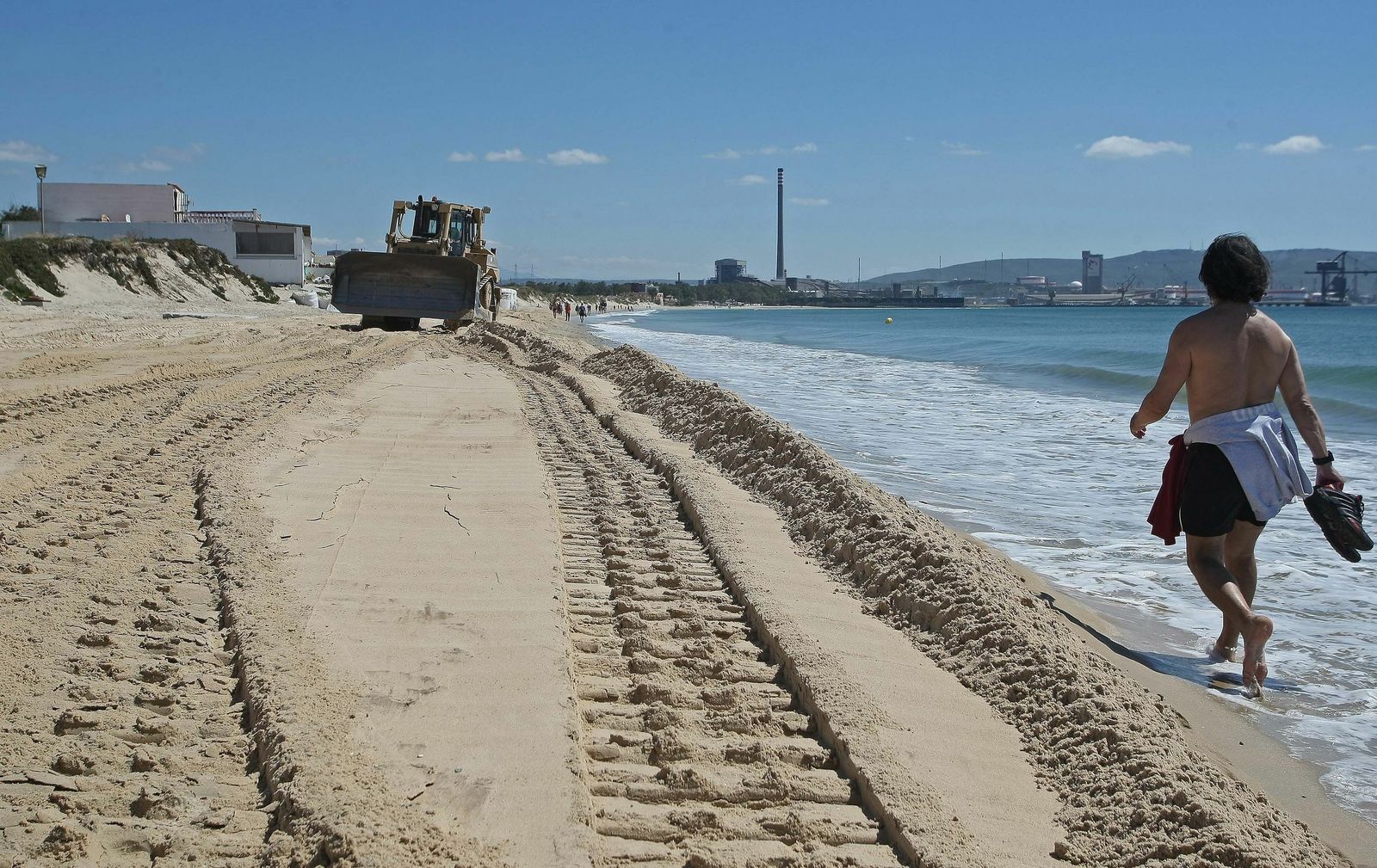 La playa de El Rinconcillo de Algeciras.